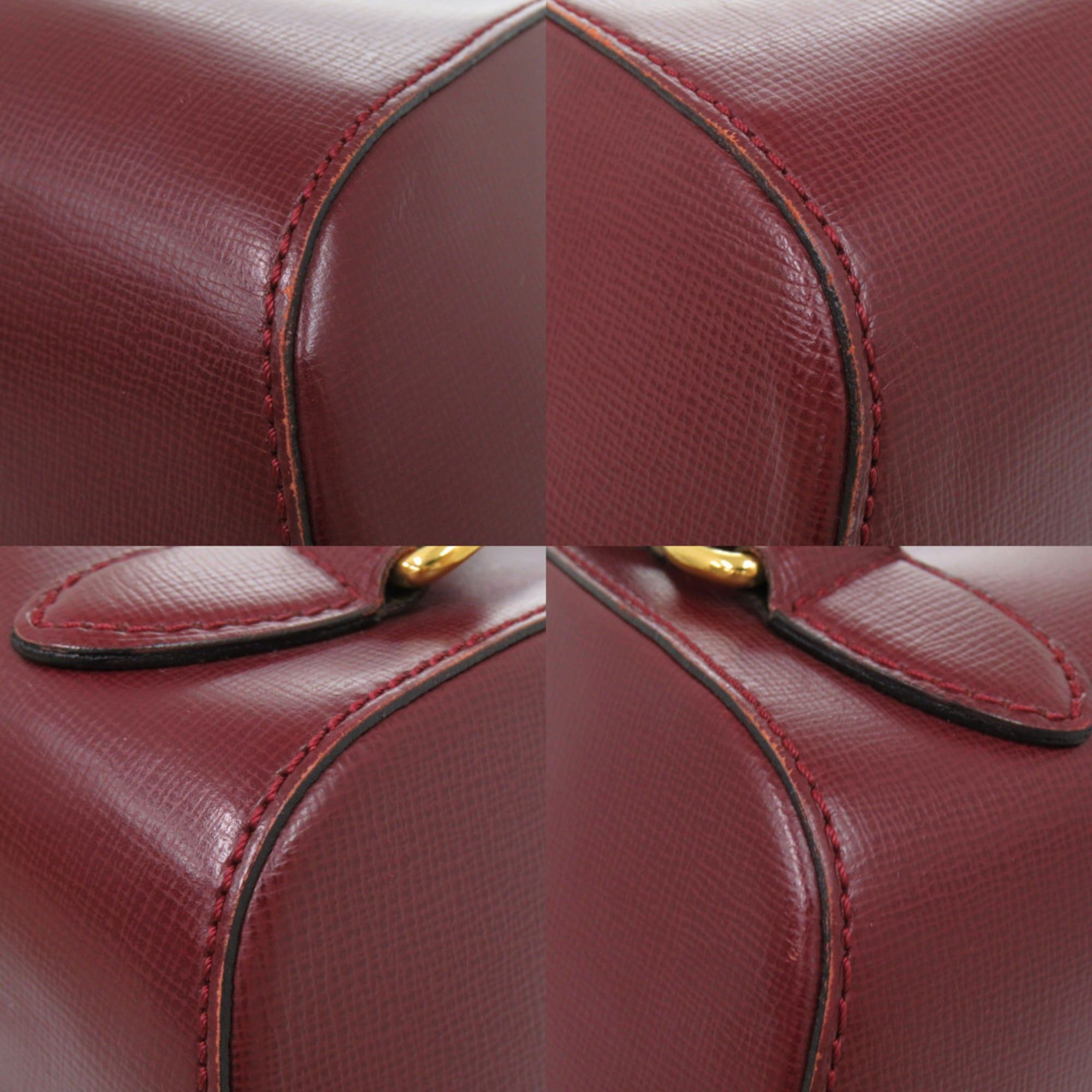Leather Backpack (Pre-Owned) - Cartier - Modalova
