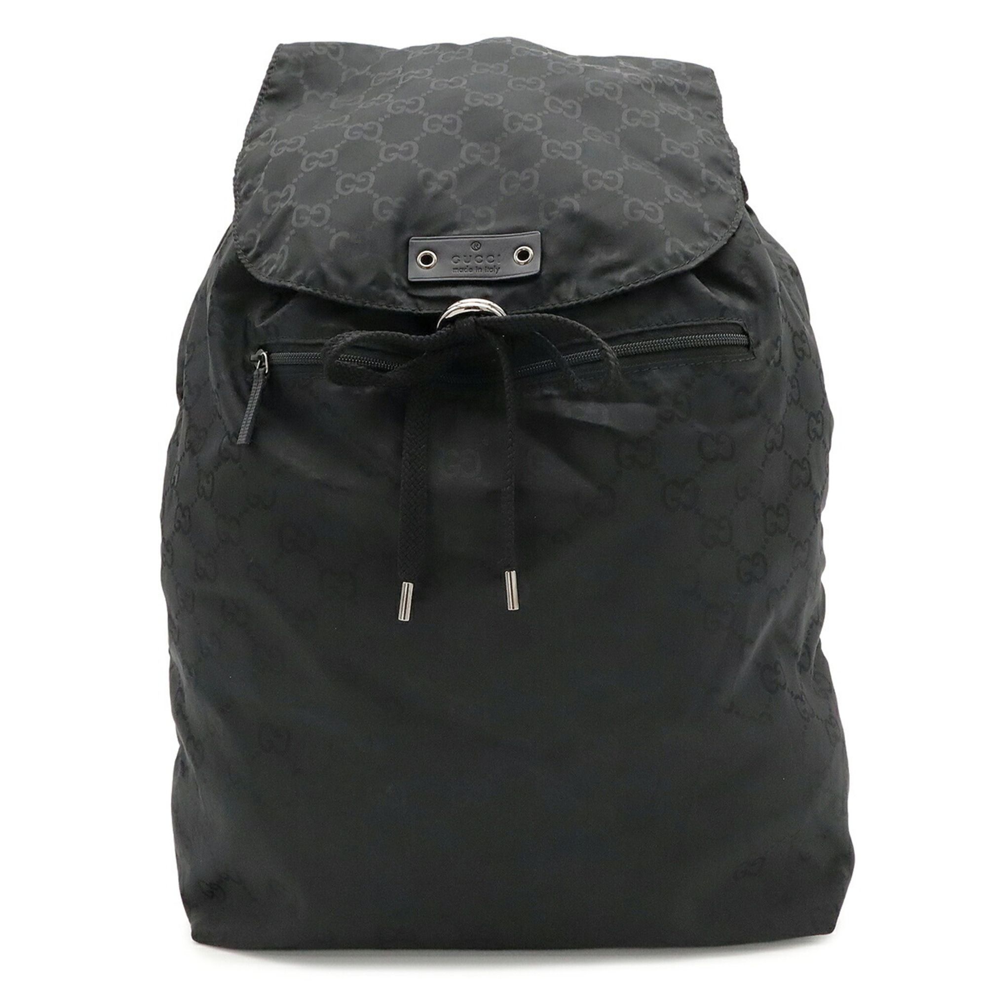 Nylon Leather Backpack (Pre-Owned) - Gucci - Modalova