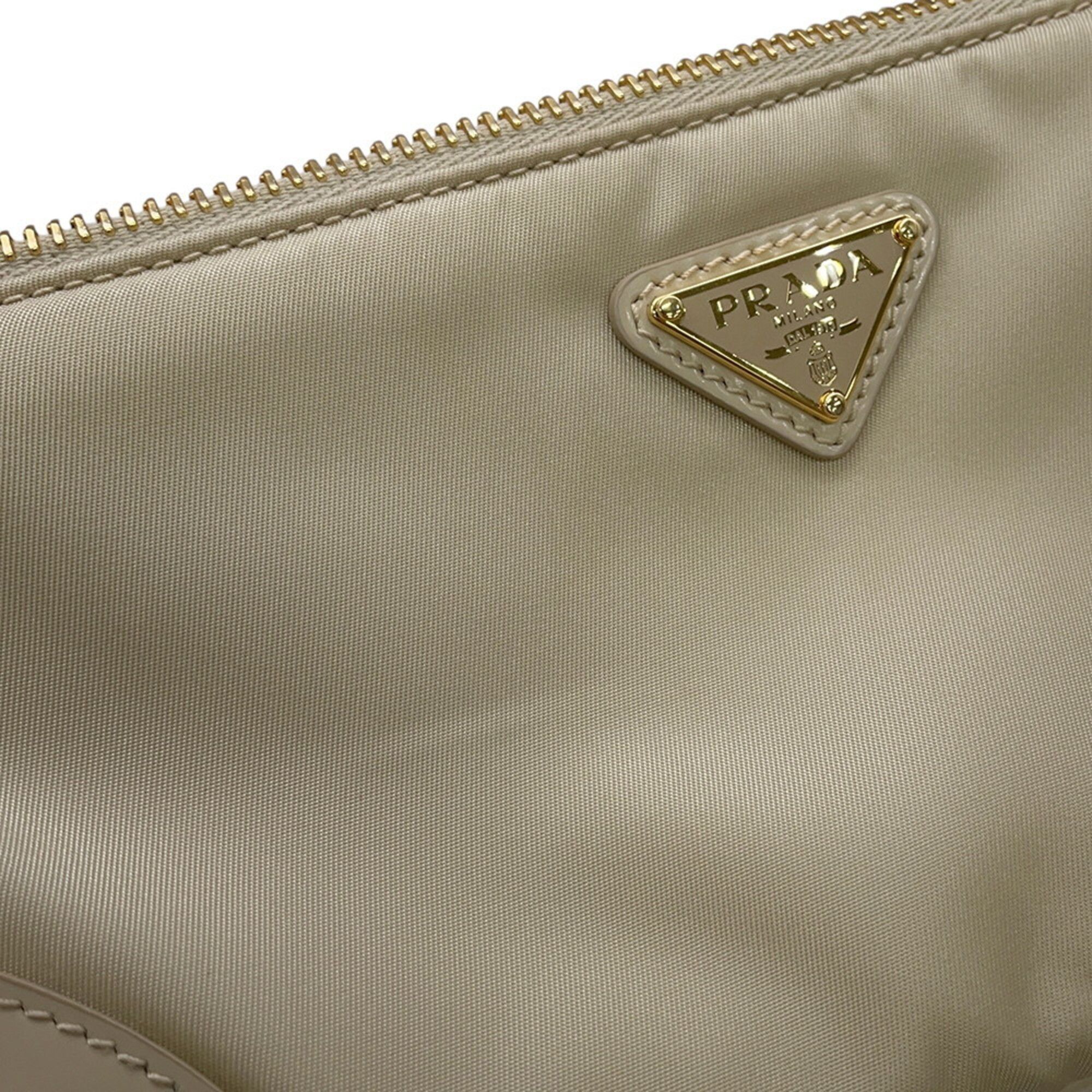 Nylon Leather Handbag Shoulder Bag (Pre-Owned) - Prada - Modalova