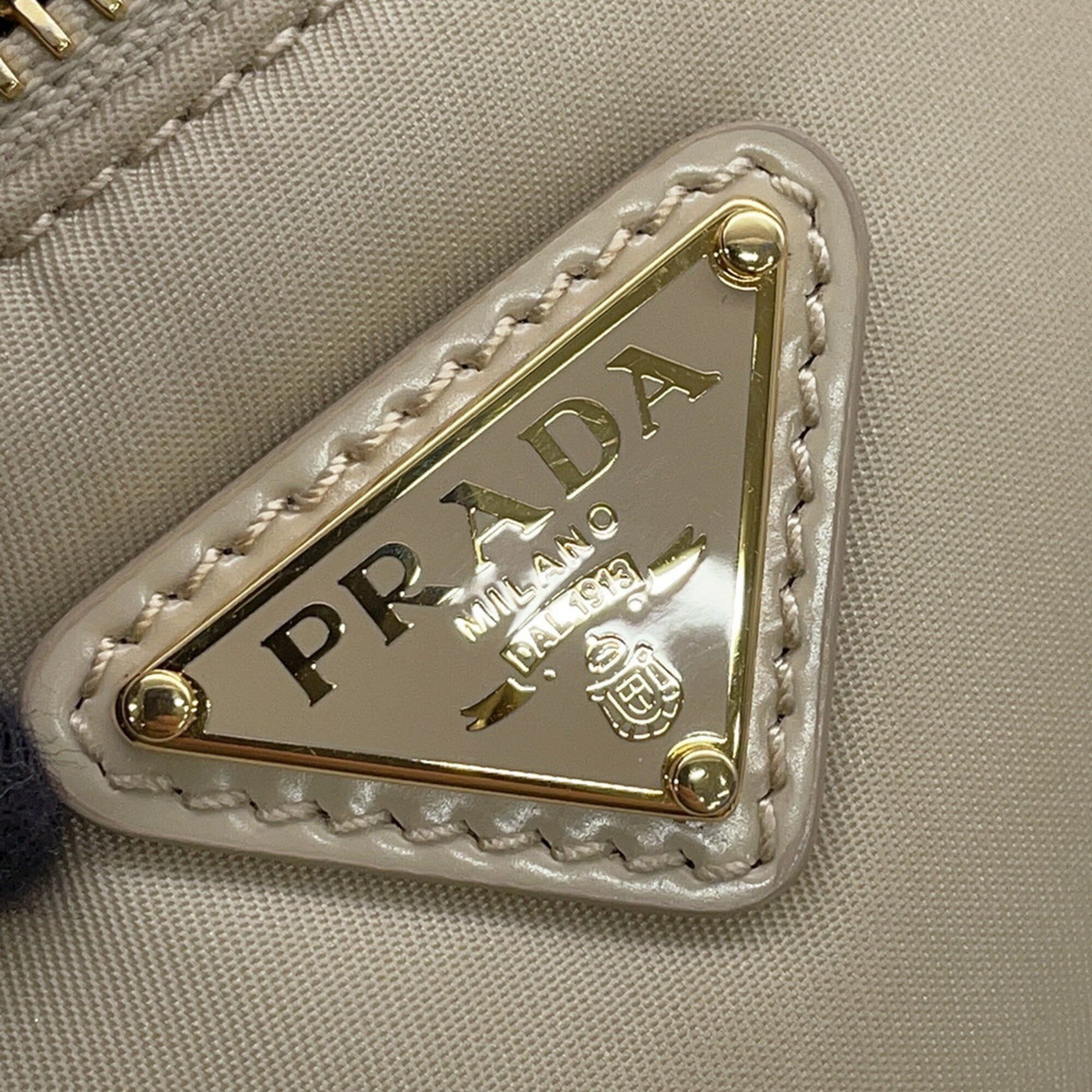 Nylon Leather Handbag Shoulder Bag (Pre-Owned) - Prada - Modalova