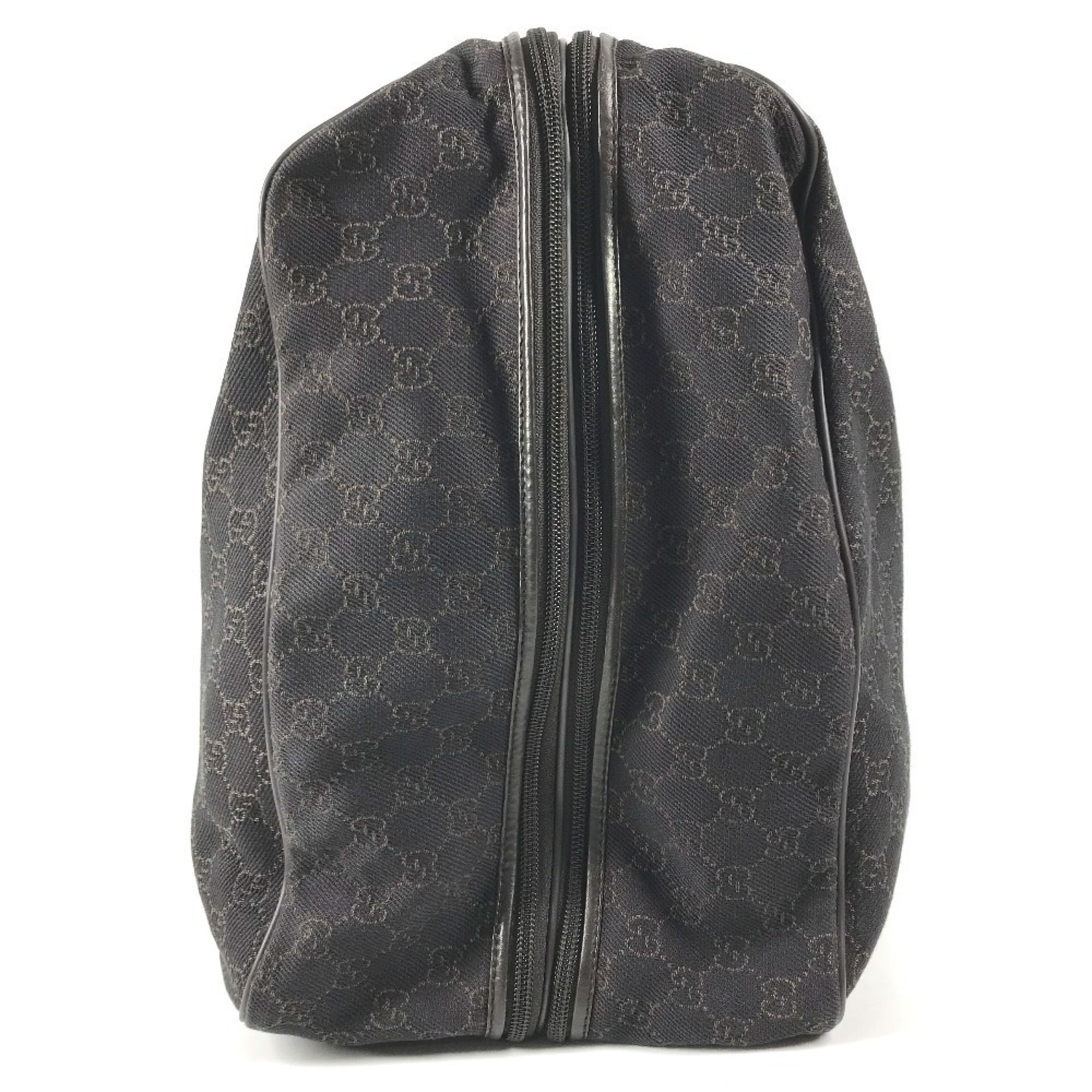 Gg Canvas Leather Boston Bag (Pre-Owned) - Gucci - Modalova