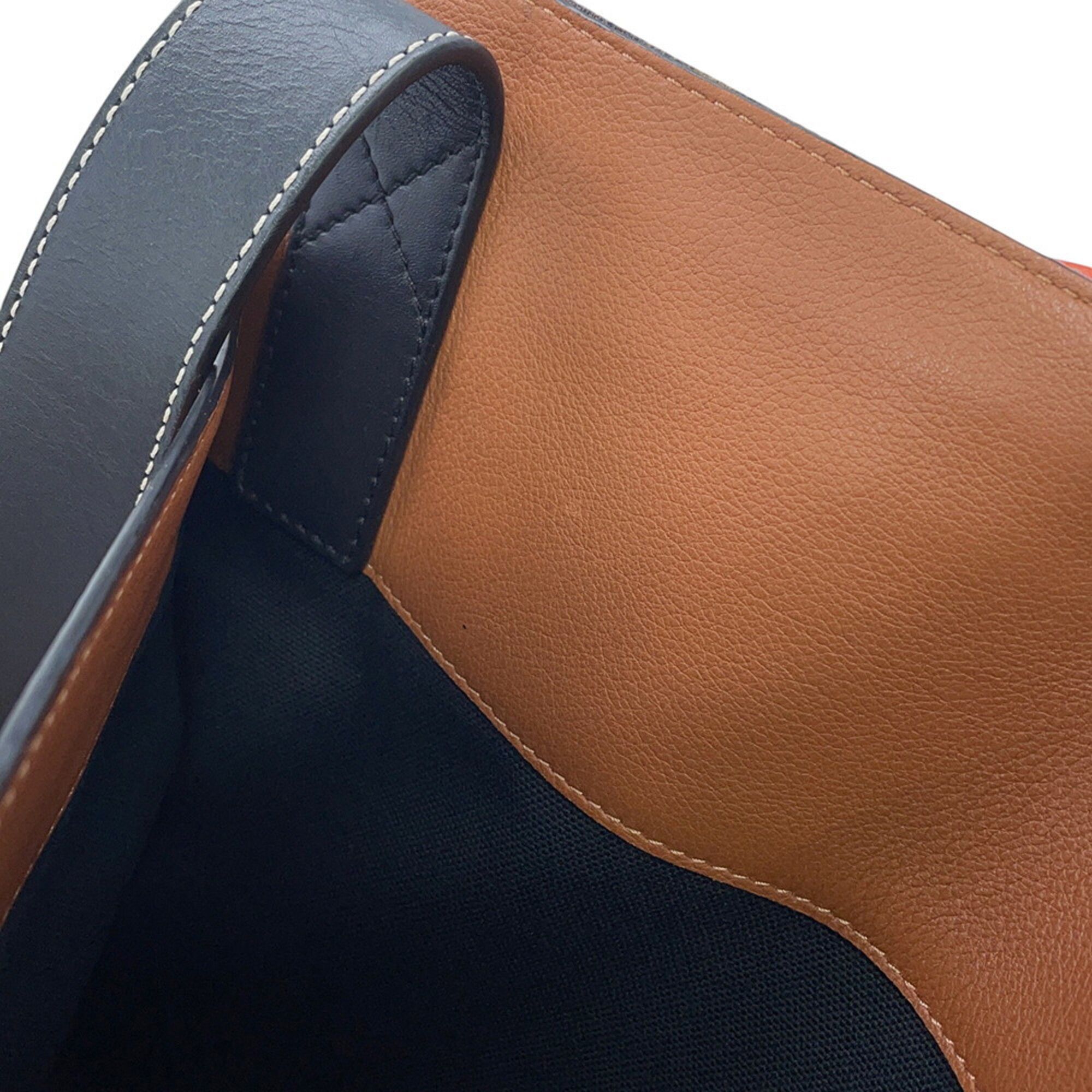 Leather Cotton Handbag Shoulder Bag (Pre-Owned) - Loewe - Modalova