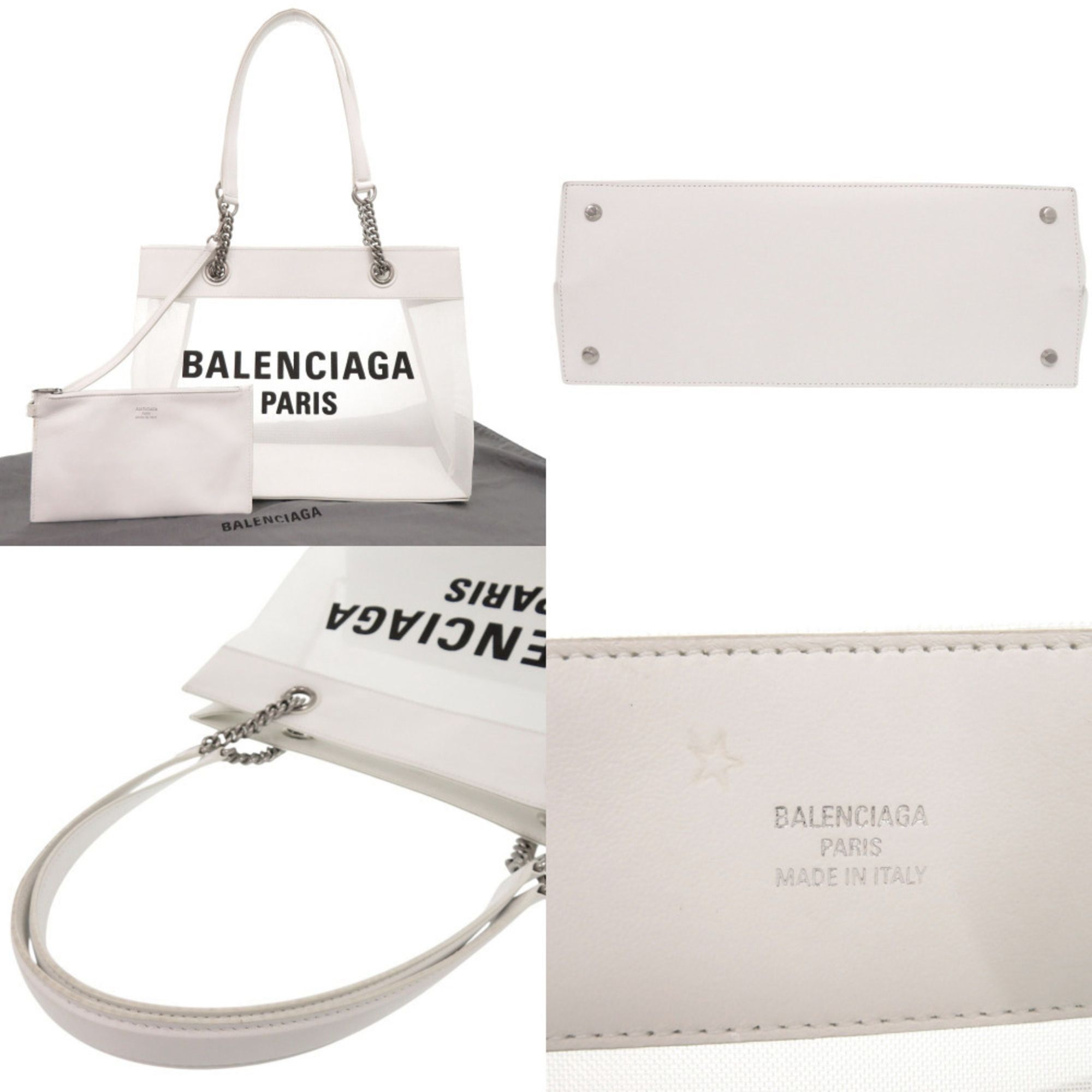 Leather Mesh Tote Bag (Pre-Owned) - Balenciaga - Modalova