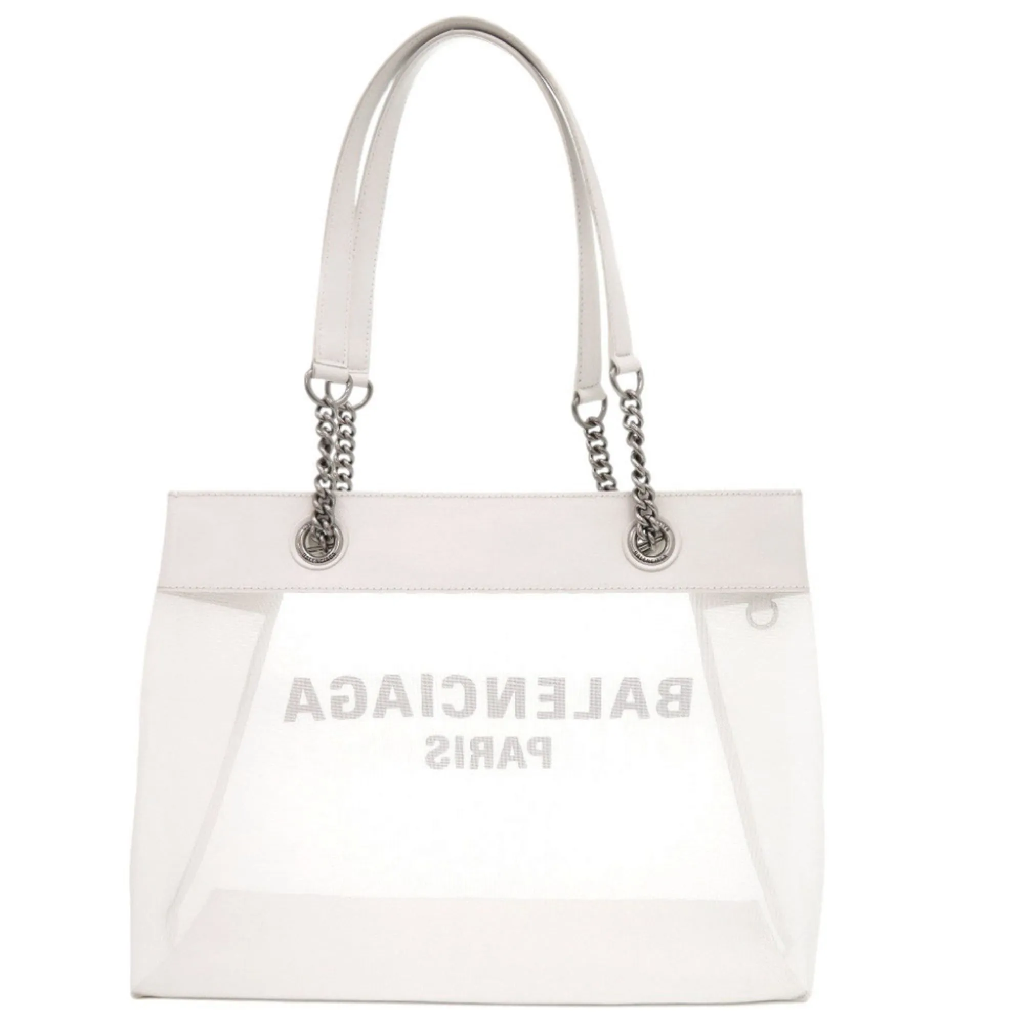 Leather Mesh Tote Bag (Pre-Owned) - Balenciaga - Modalova