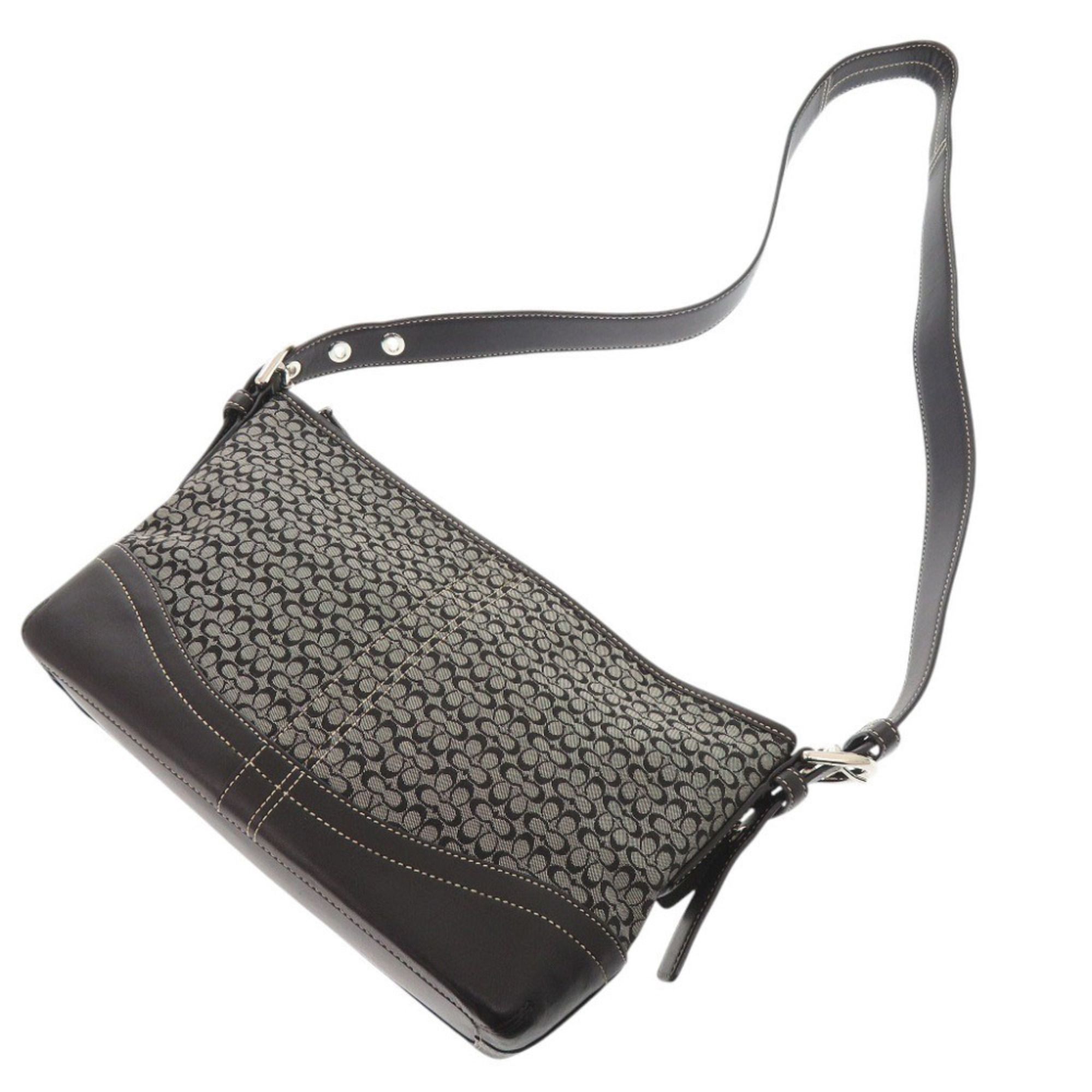 Leather Canvas Shoulder Bag (Pre-Owned) - Coach - Modalova