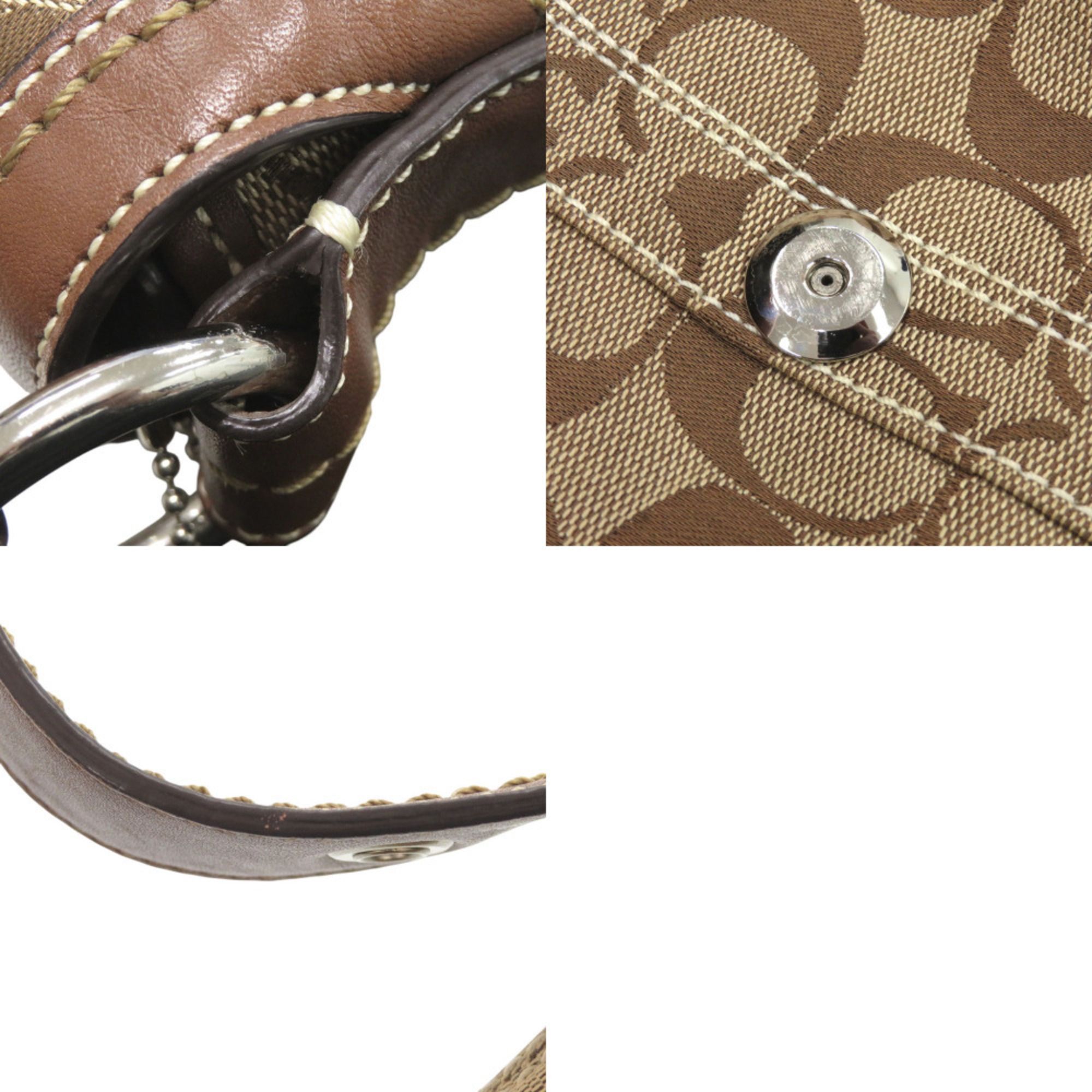 Leather Canvas Shoulder Bag (Pre-Owned) - Coach - Modalova