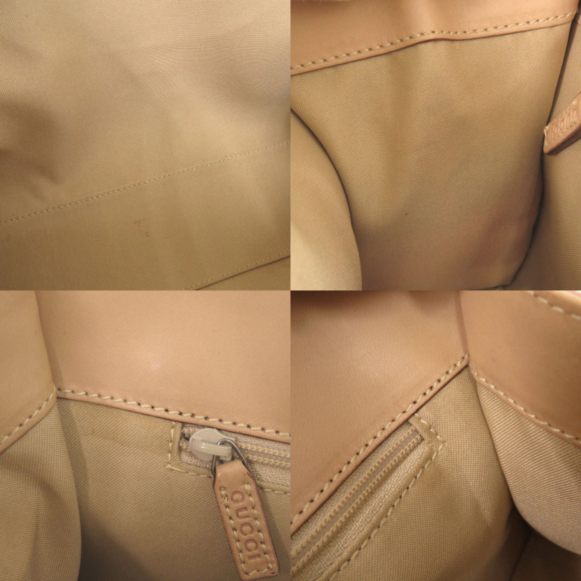 Gg Canvas Leather Shoulder Bag (Pre-Owned) - Gucci - Modalova