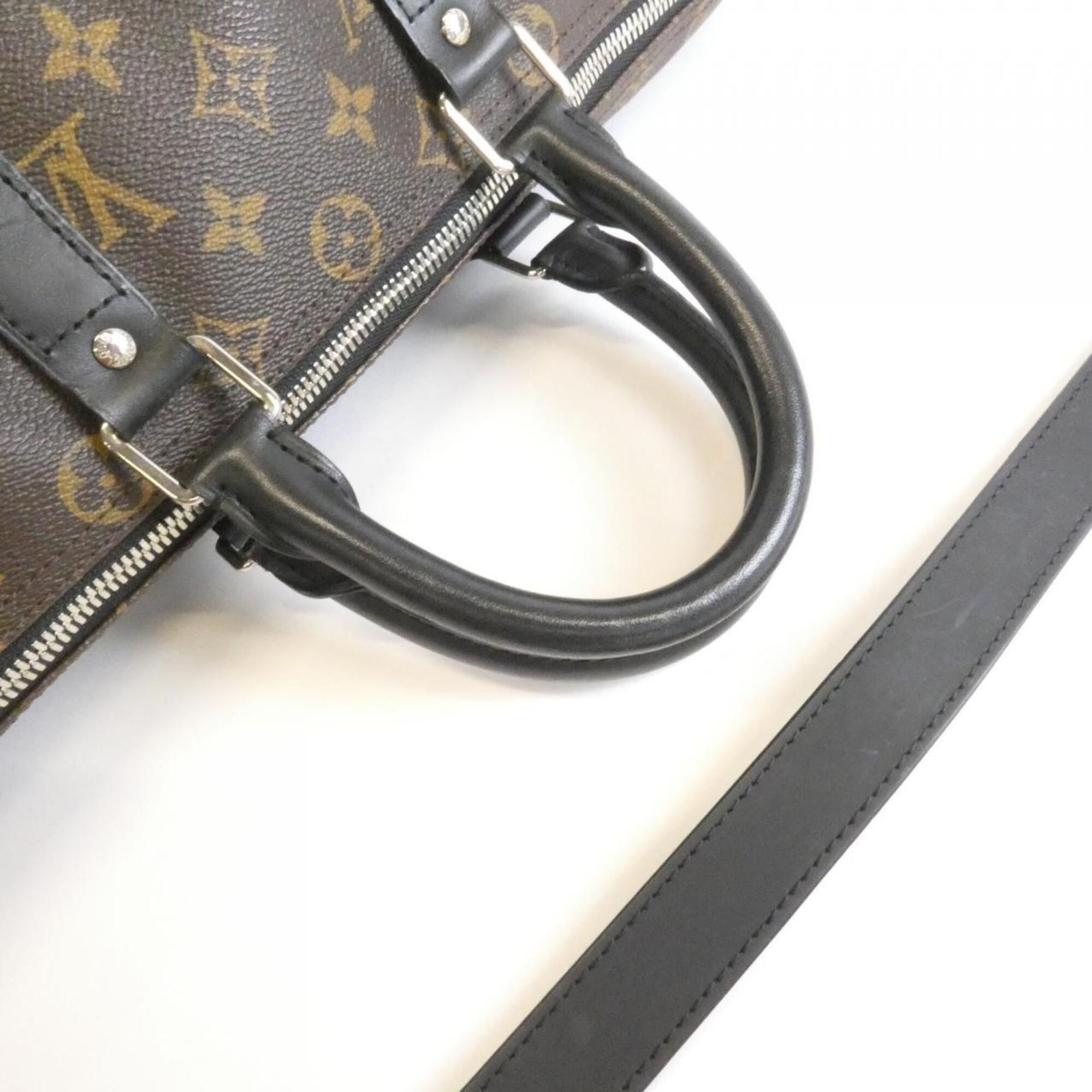 Monogram Macassar Coated Canvas Boston Bag (Pre-Owned) - Louis Vuitton - Modalova