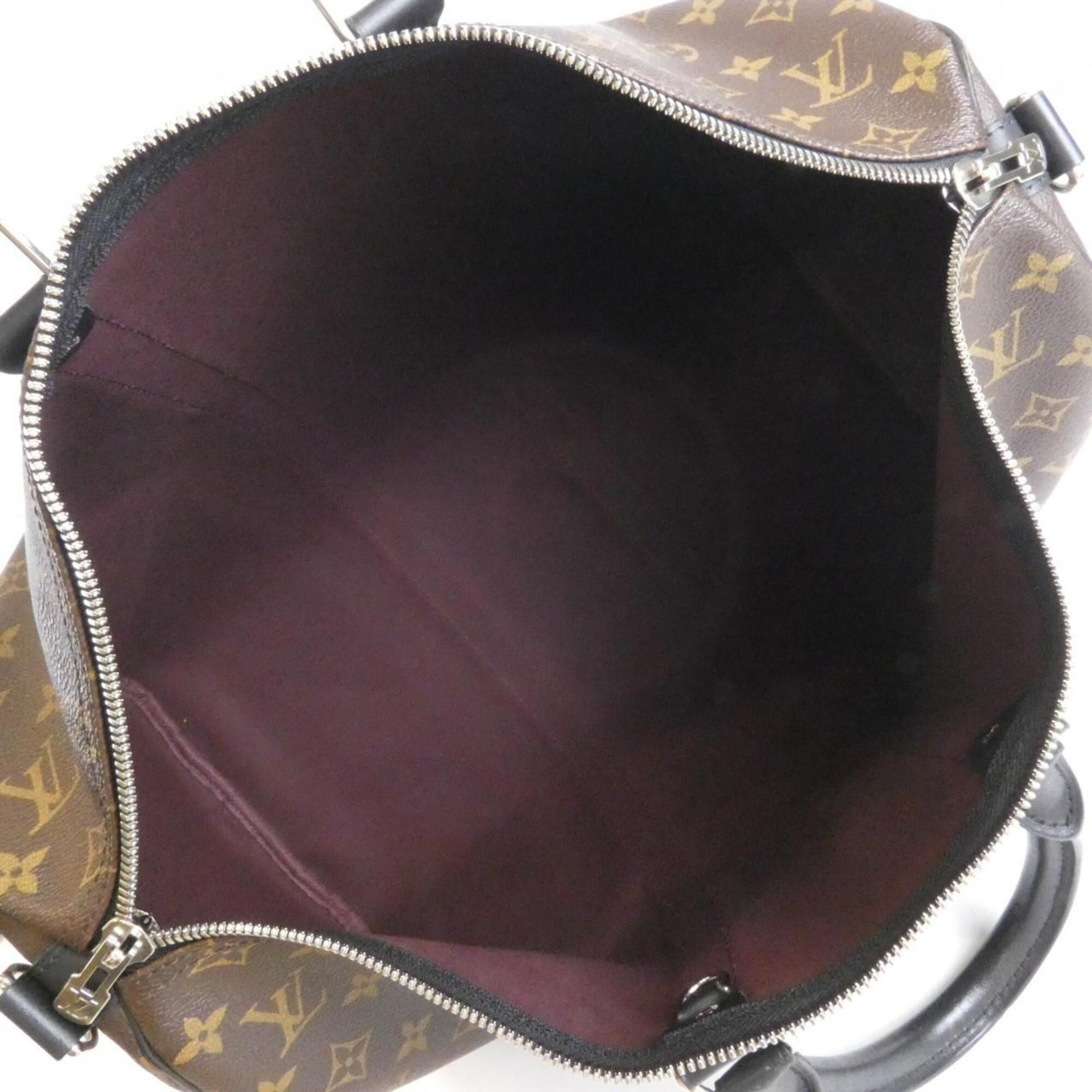 Monogram Macassar Coated Canvas Boston Bag (Pre-Owned) - Louis Vuitton - Modalova
