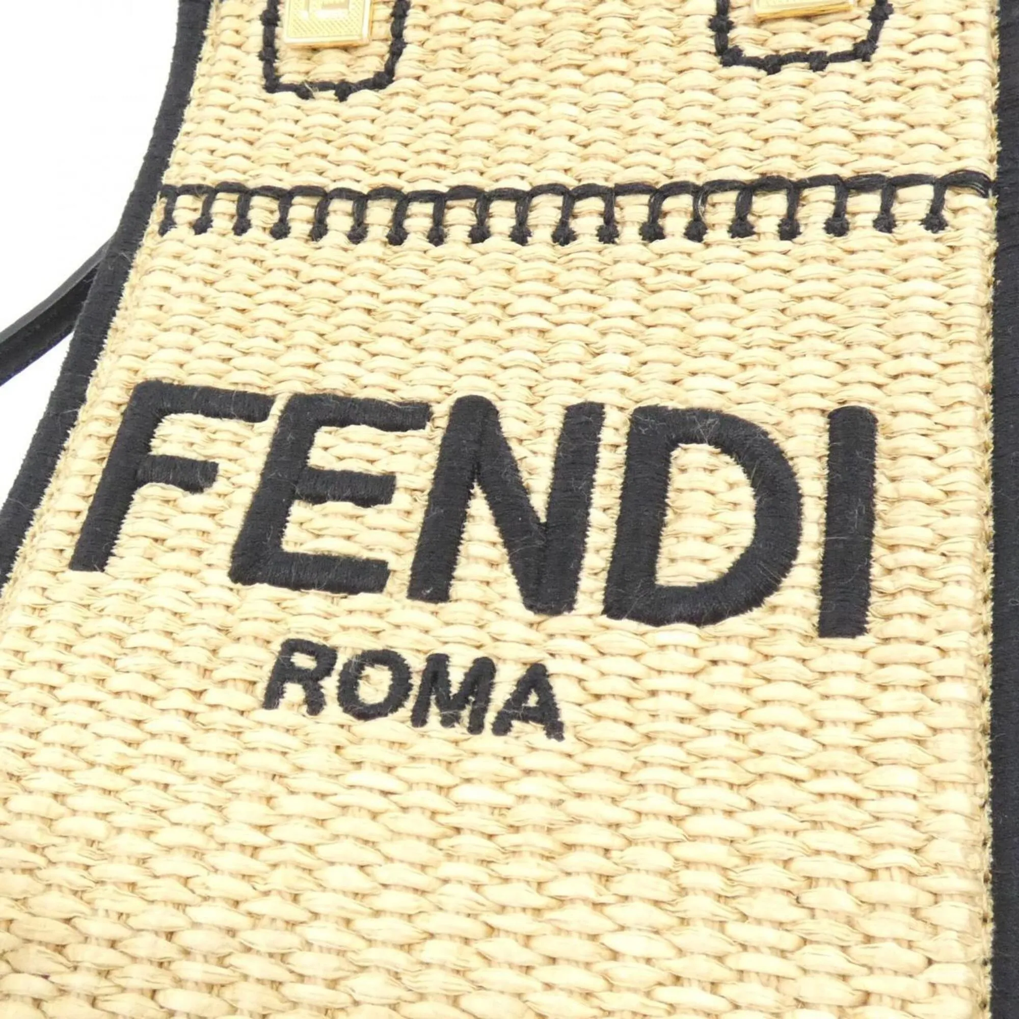 Straw Handbag (Pre-Owned) - Fendi - Modalova