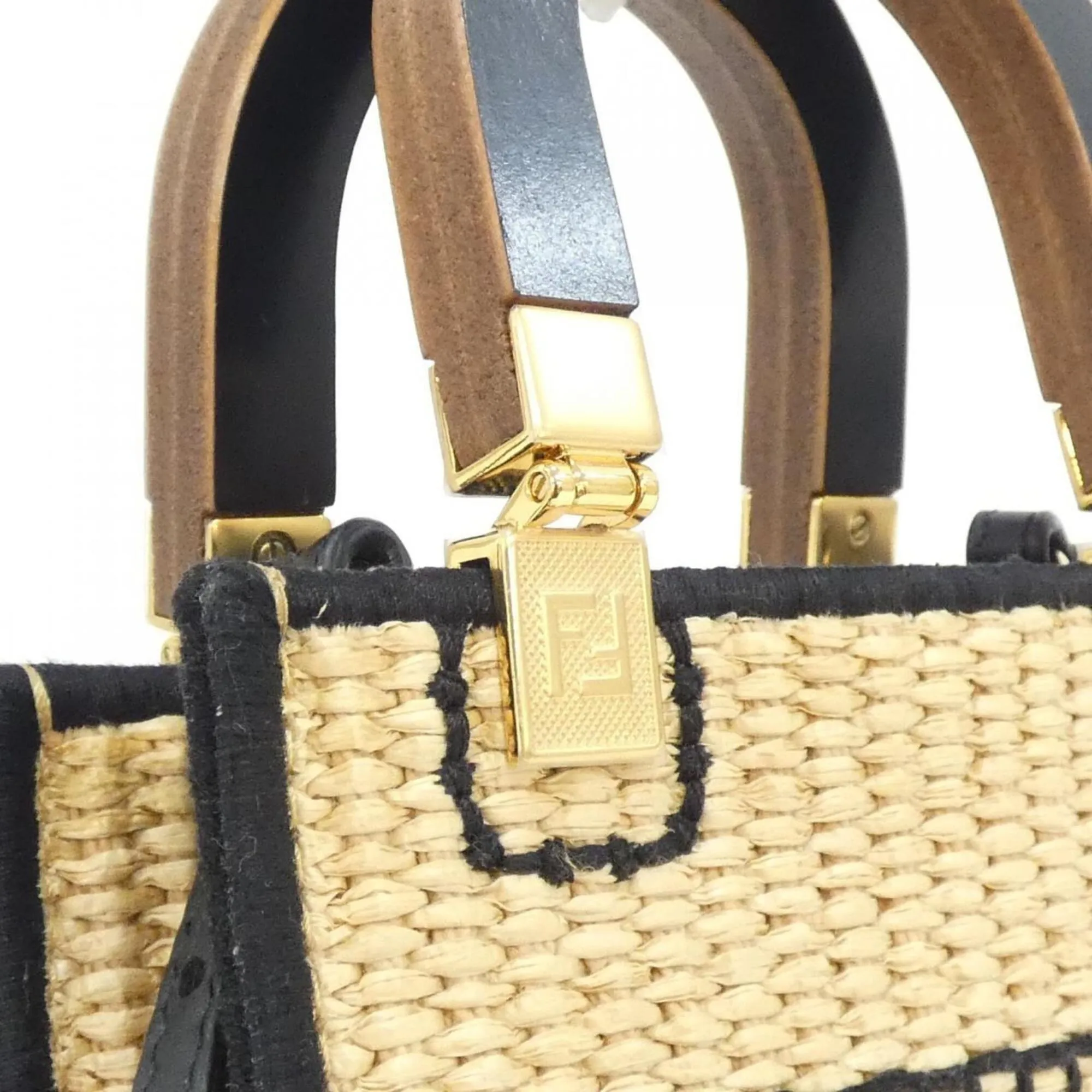 Straw Handbag (Pre-Owned) - Fendi - Modalova