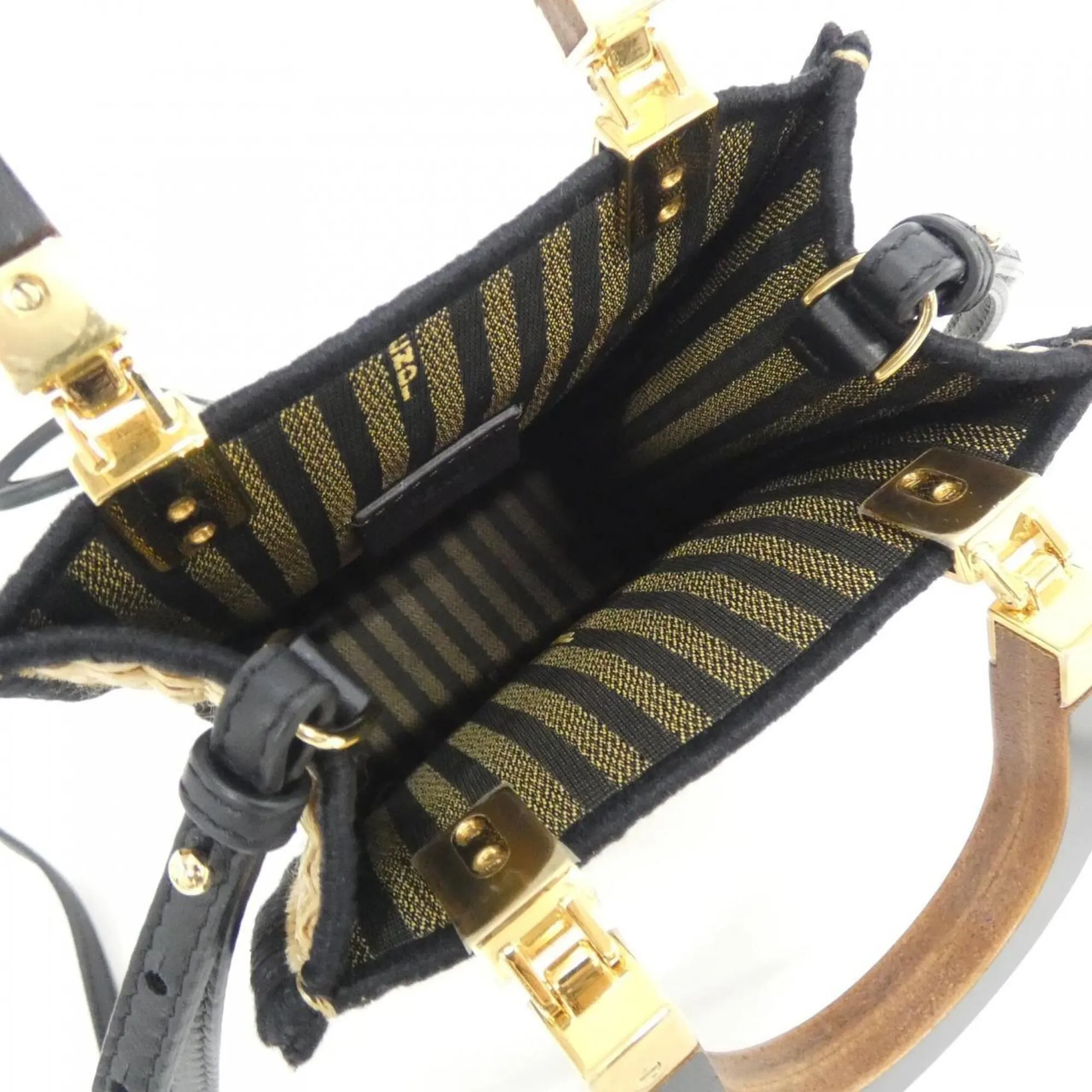 Straw Handbag (Pre-Owned) - Fendi - Modalova