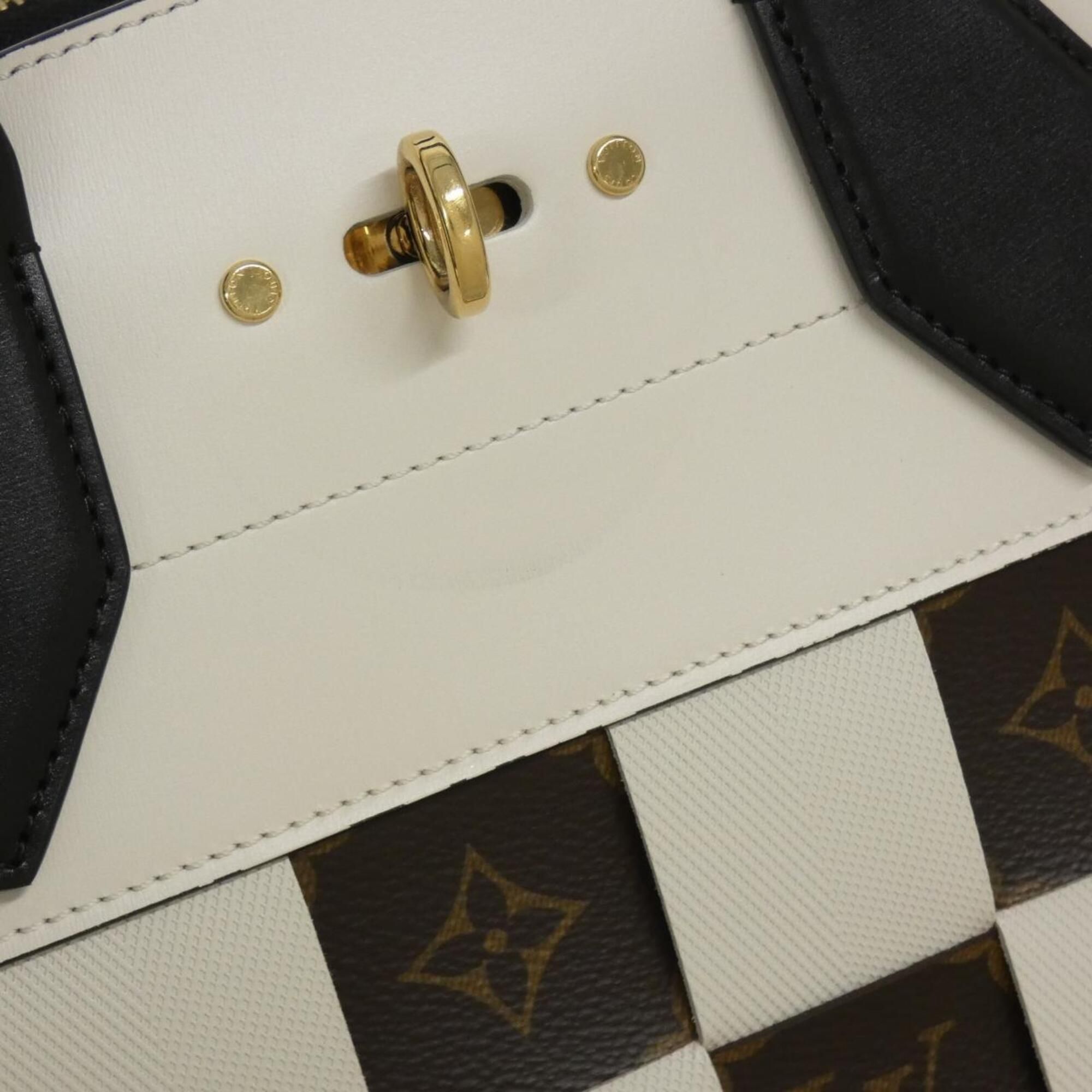 Coated Canvas Leather Handbag (Pre-Owned) - Louis Vuitton - Modalova