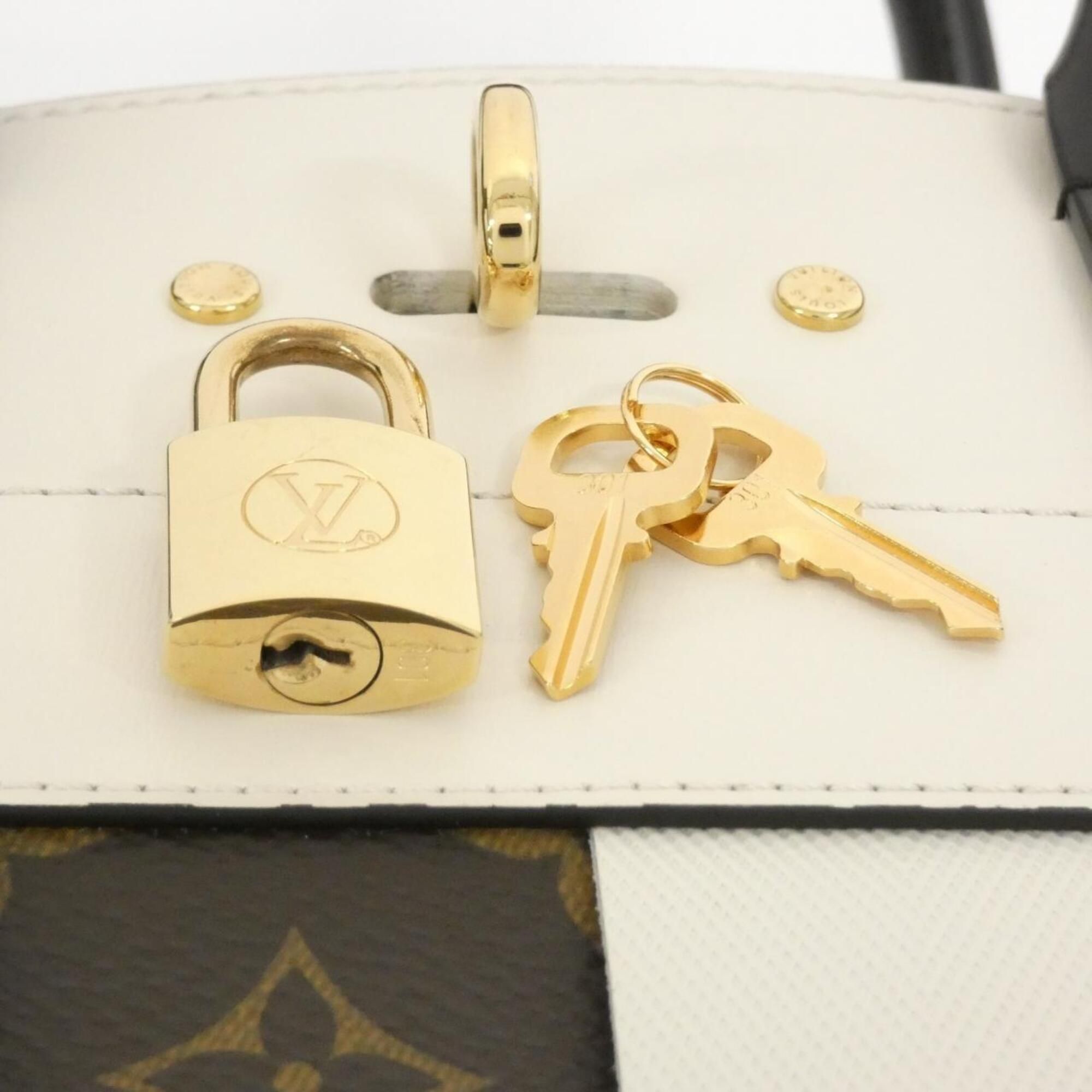 Coated Canvas Leather Handbag (Pre-Owned) - Louis Vuitton - Modalova