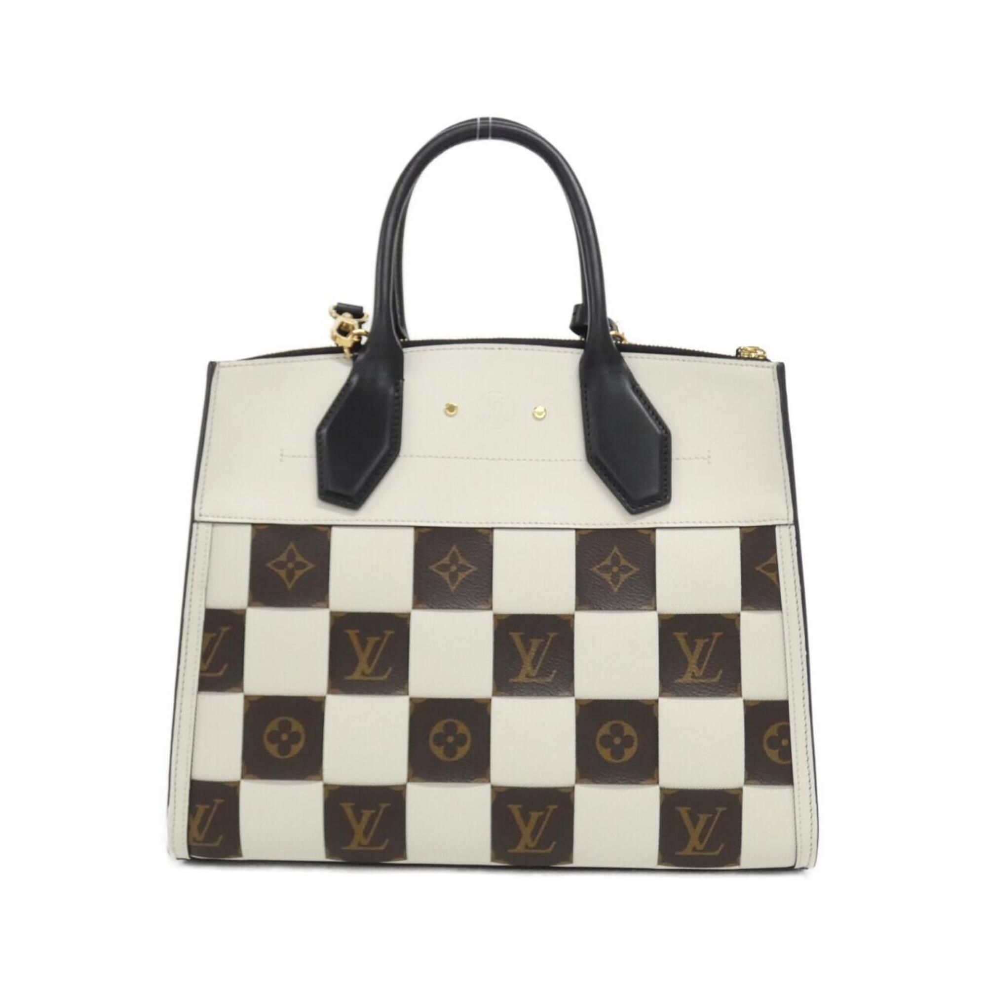 Coated Canvas Leather Handbag (Pre-Owned) - Louis Vuitton - Modalova