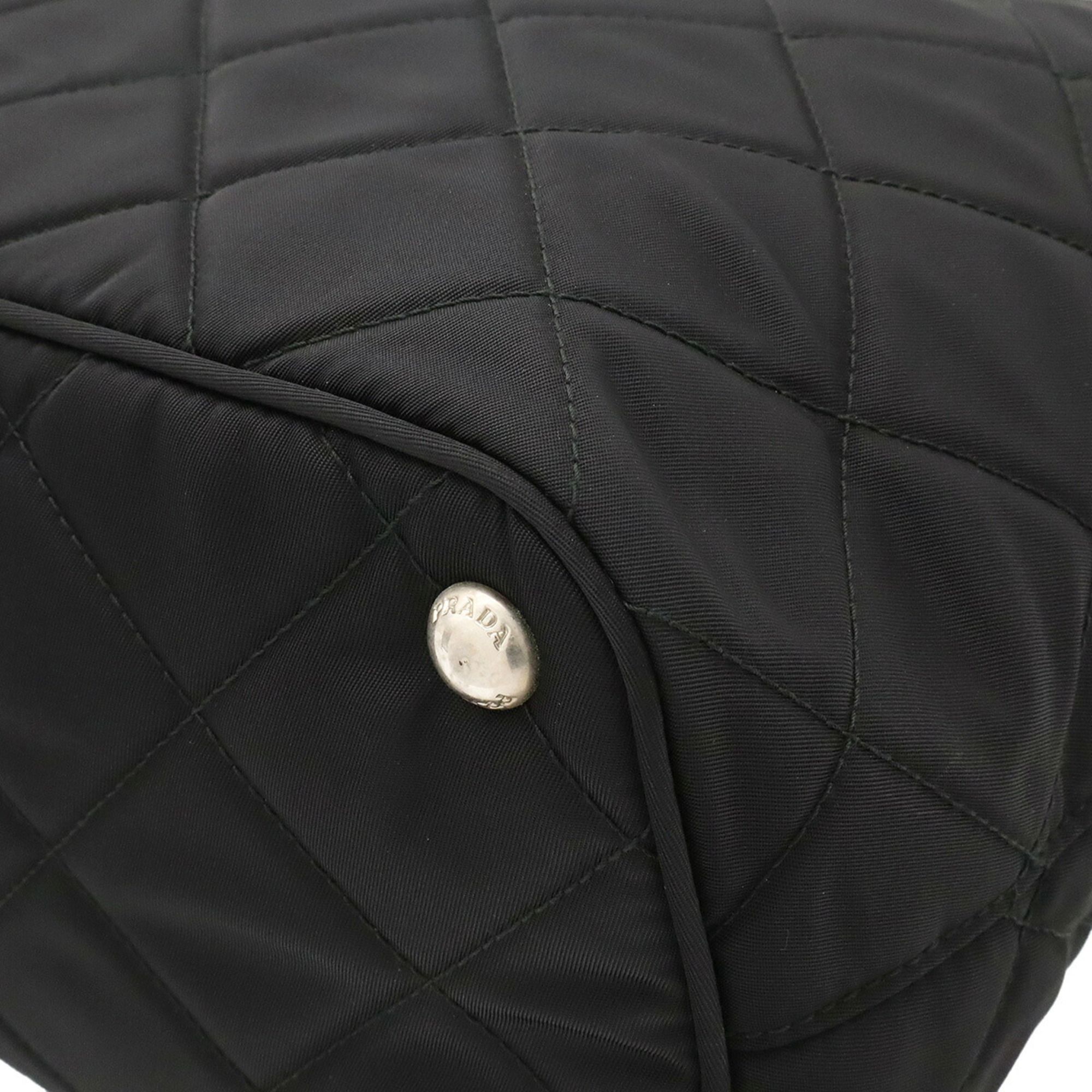 Nylon Leather Shoulder Bag Tote Bag (Pre-Owned) - Prada - Modalova