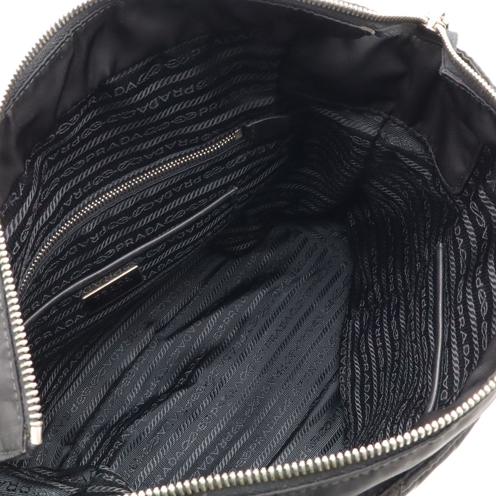 Nylon Leather Shoulder Bag Tote Bag (Pre-Owned) - Prada - Modalova