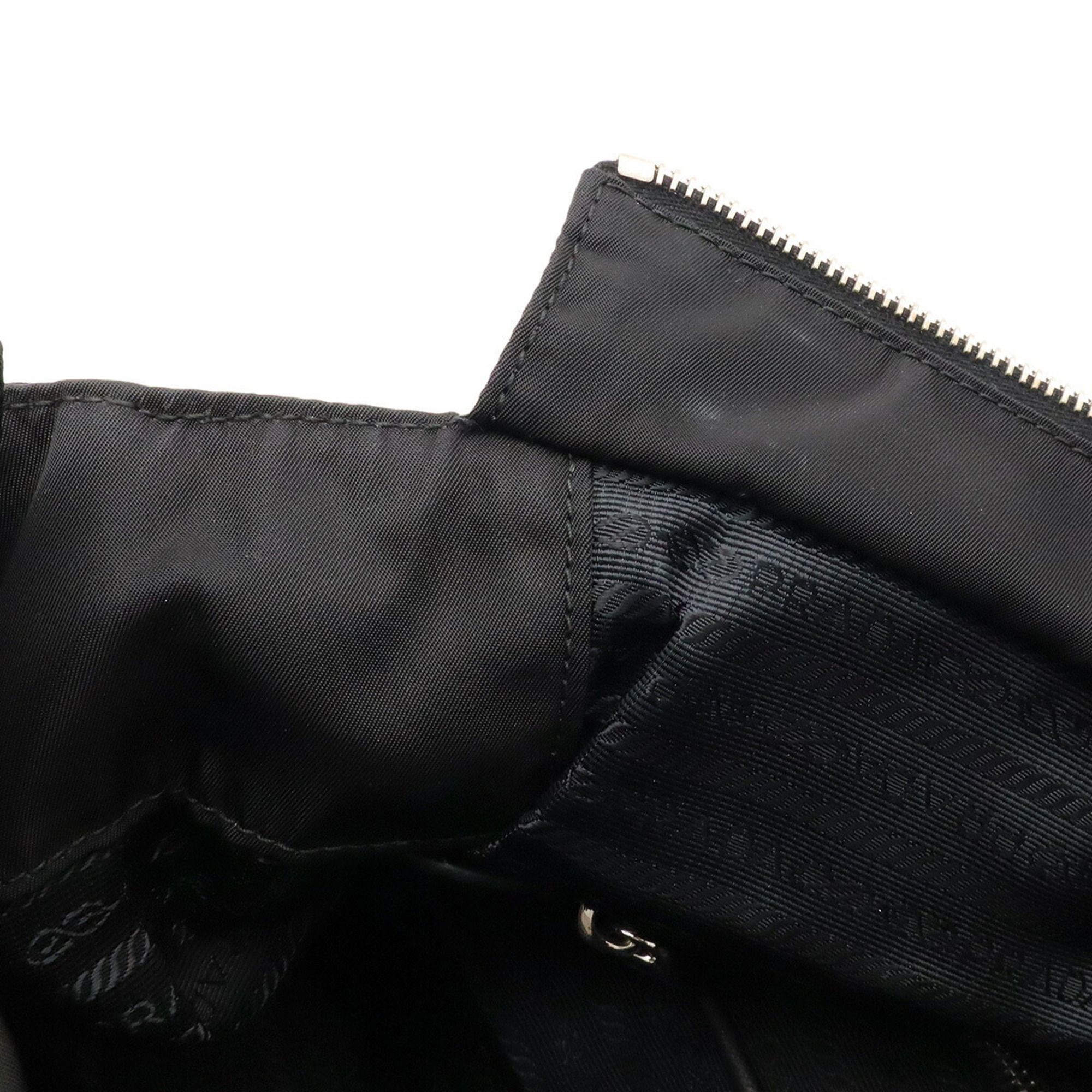 Nylon Leather Shoulder Bag Tote Bag (Pre-Owned) - Prada - Modalova