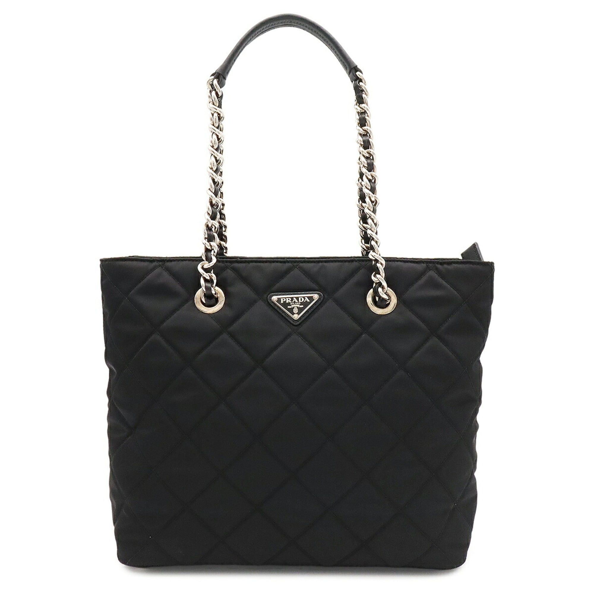 Nylon Leather Shoulder Bag Tote Bag (Pre-Owned) - Prada - Modalova
