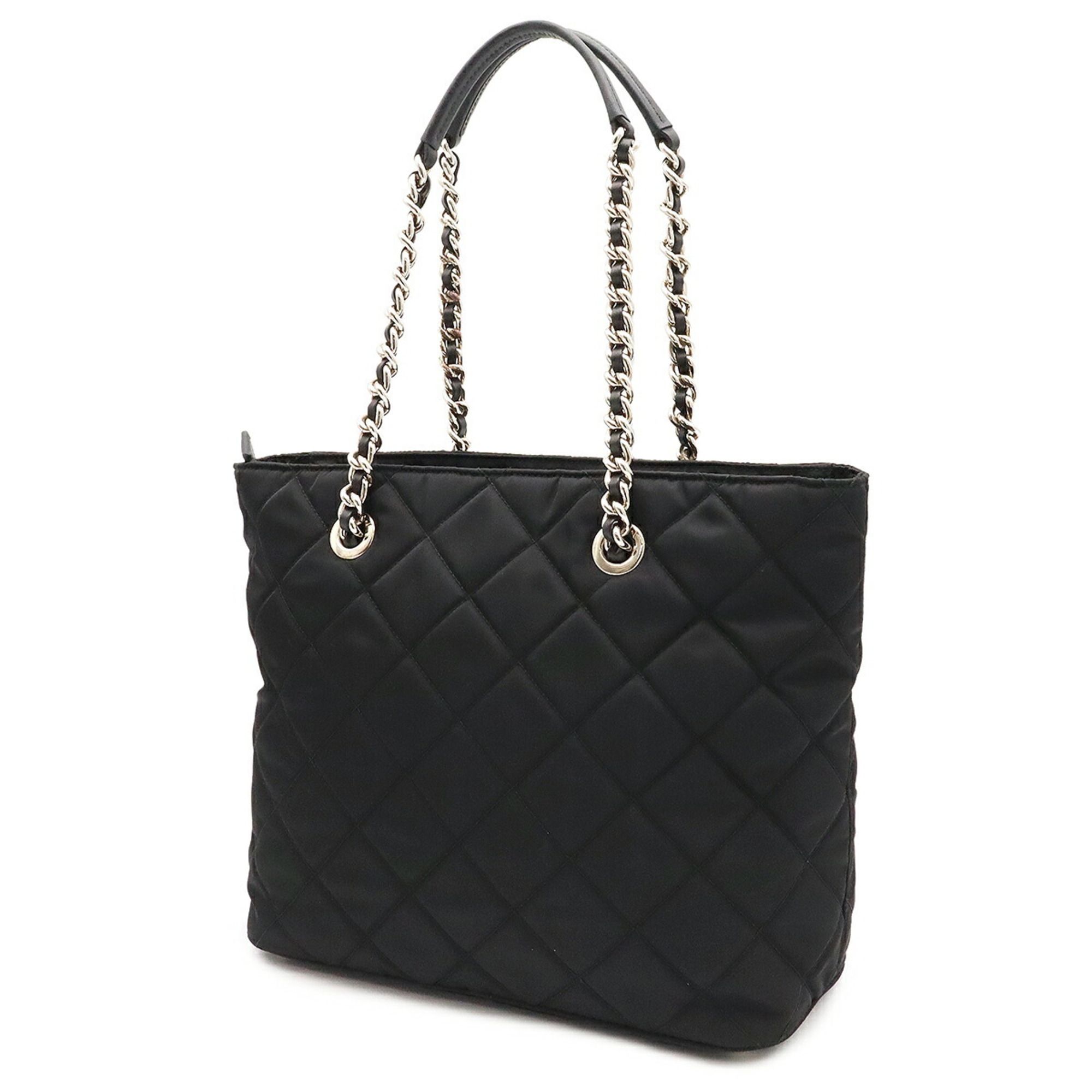 Nylon Leather Shoulder Bag Tote Bag (Pre-Owned) - Prada - Modalova