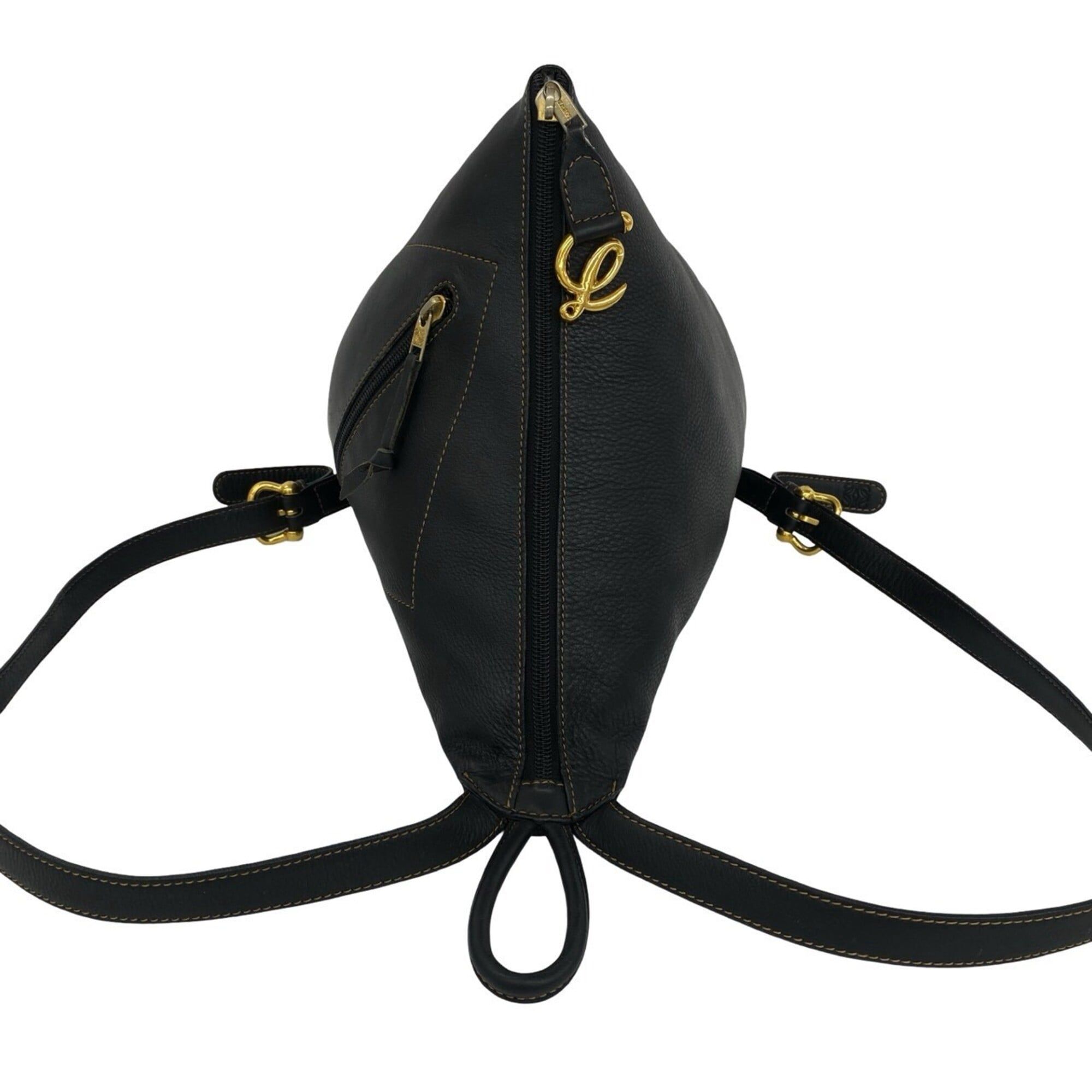 Leather Backpack (Pre-Owned) - Loewe - Modalova