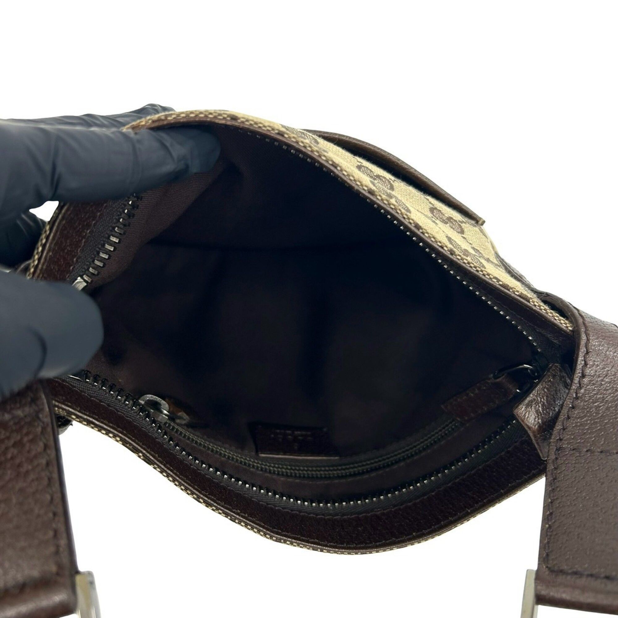 Canvas Leather Pochette Shoulder Bag (Pre-Owned) - Gucci - Modalova
