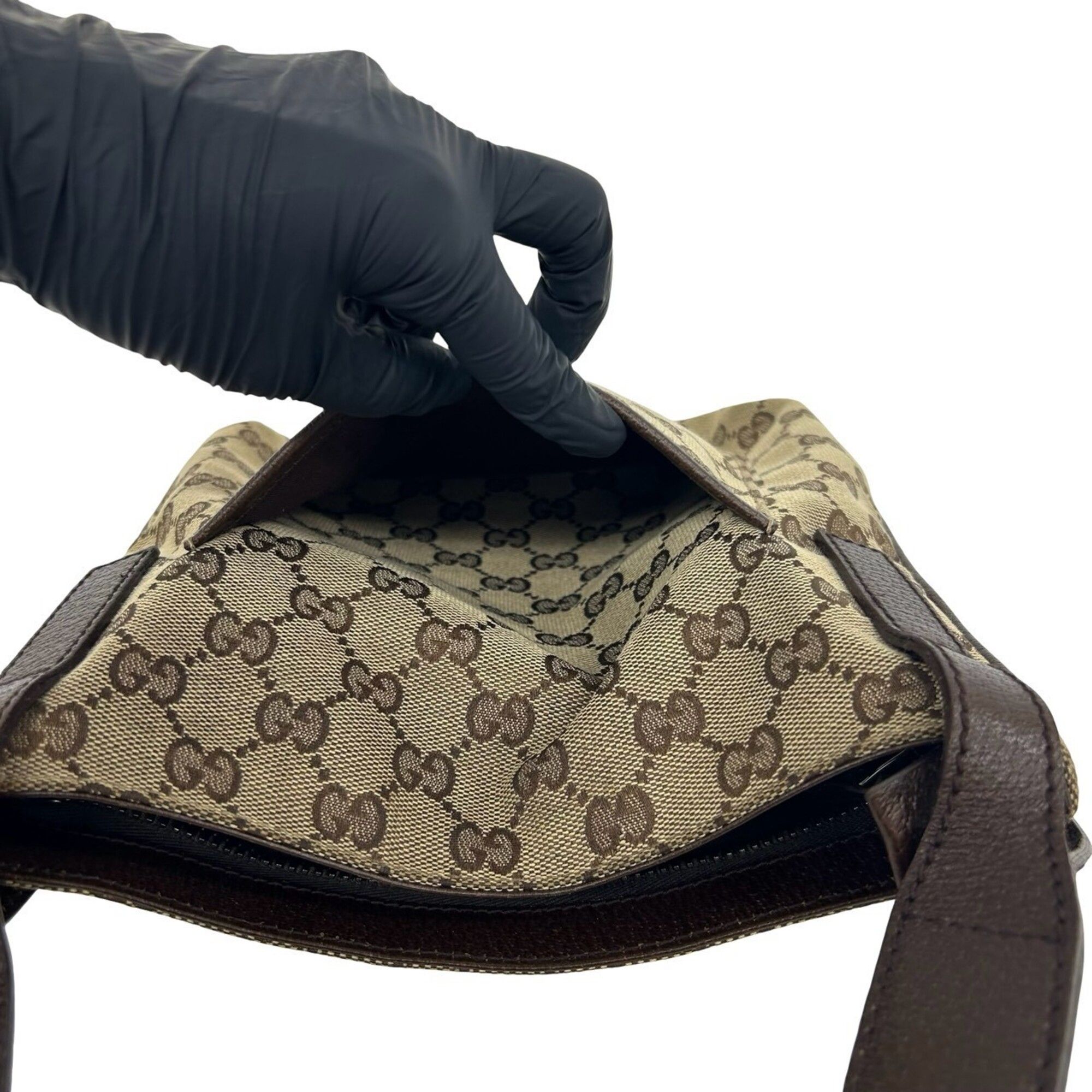 Canvas Leather Pochette Shoulder Bag (Pre-Owned) - Gucci - Modalova