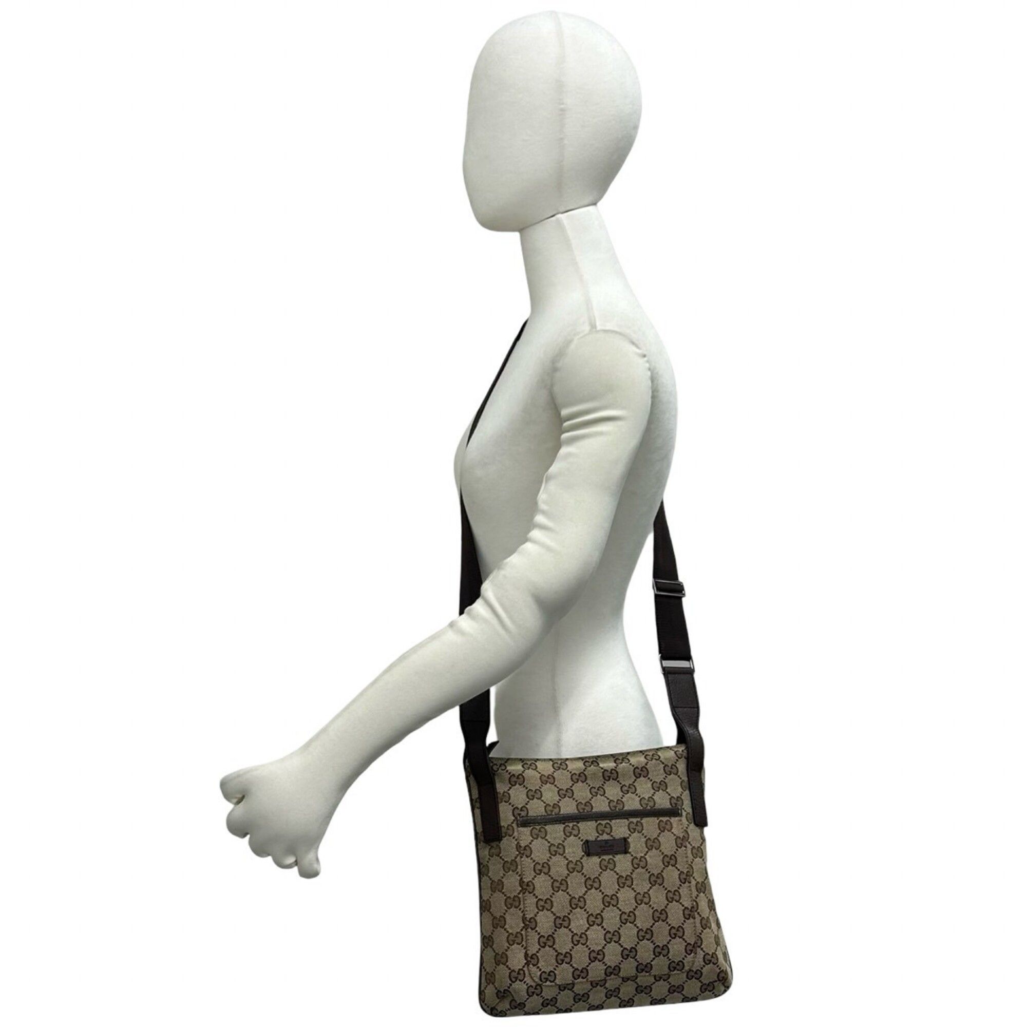 Canvas Leather Pochette Shoulder Bag (Pre-Owned) - Gucci - Modalova