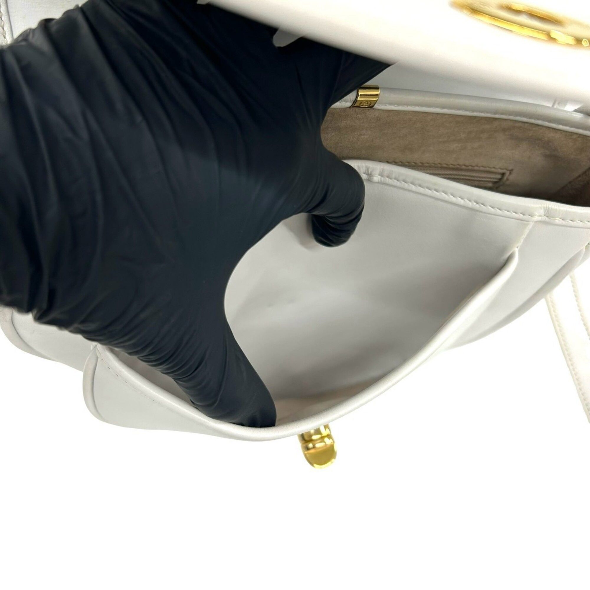Leather Pochette Shoulder Bag (Pre-Owned) - Gucci - Modalova