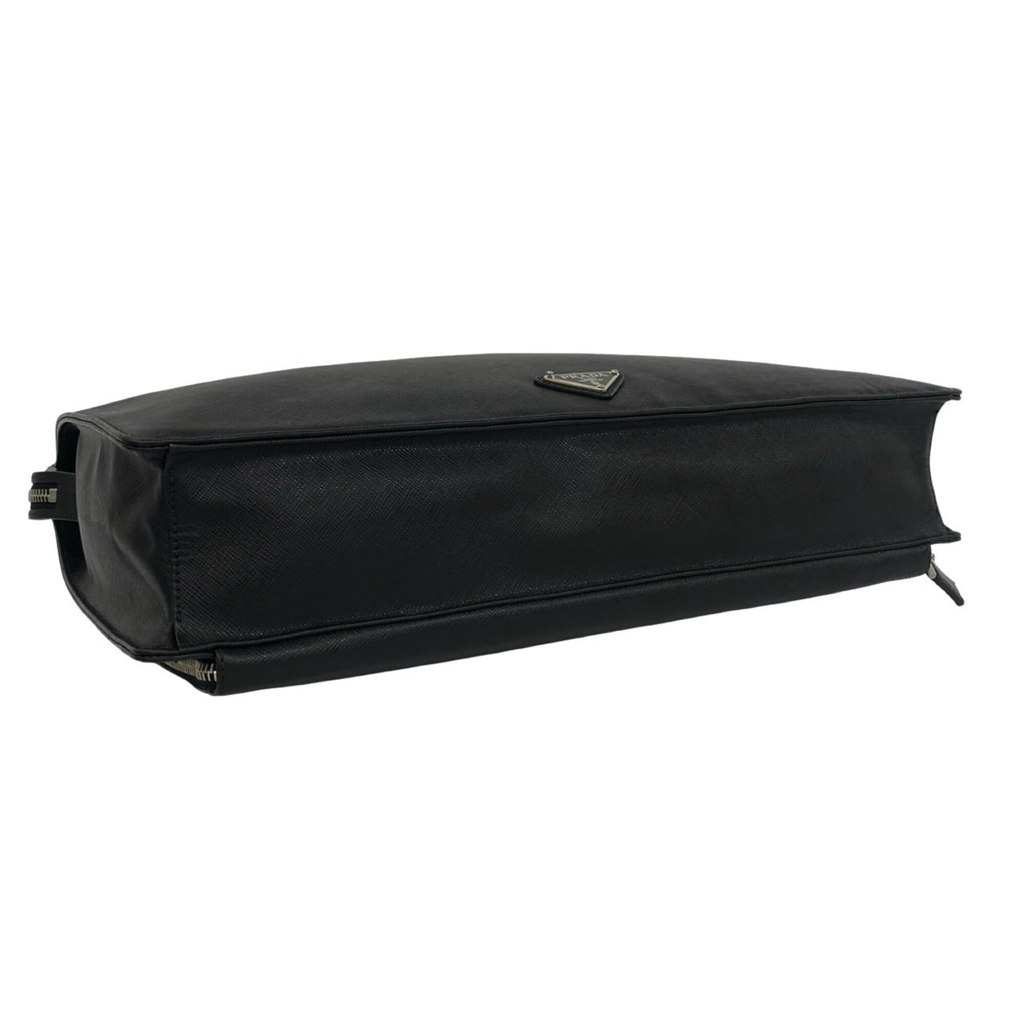 Leather Briefcase (Pre-Owned) - Prada - Modalova