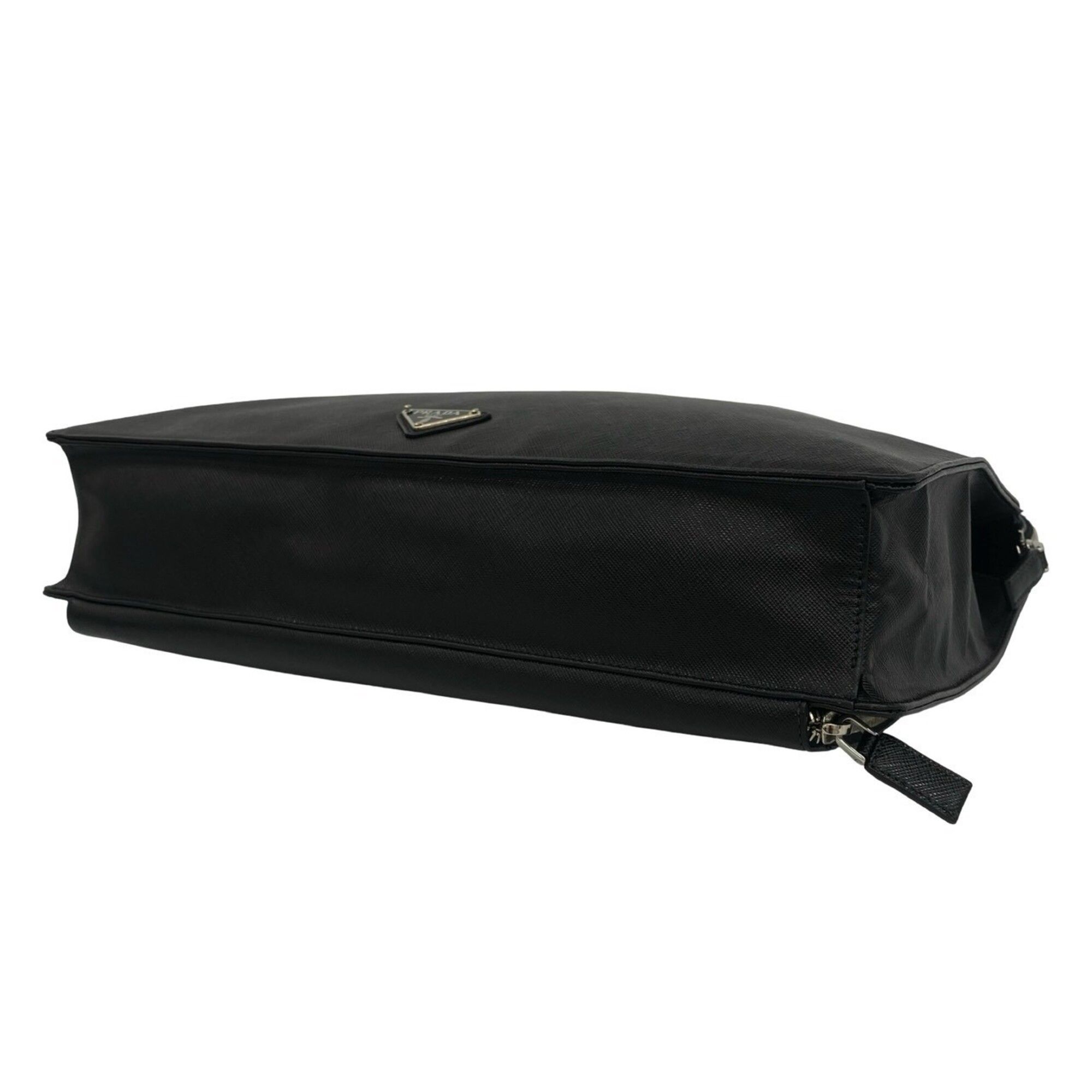Leather Briefcase (Pre-Owned) - Prada - Modalova