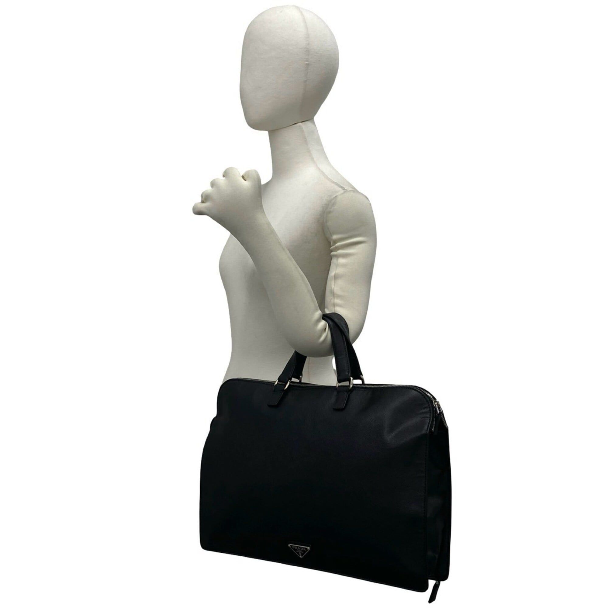 Leather Briefcase (Pre-Owned) - Prada - Modalova