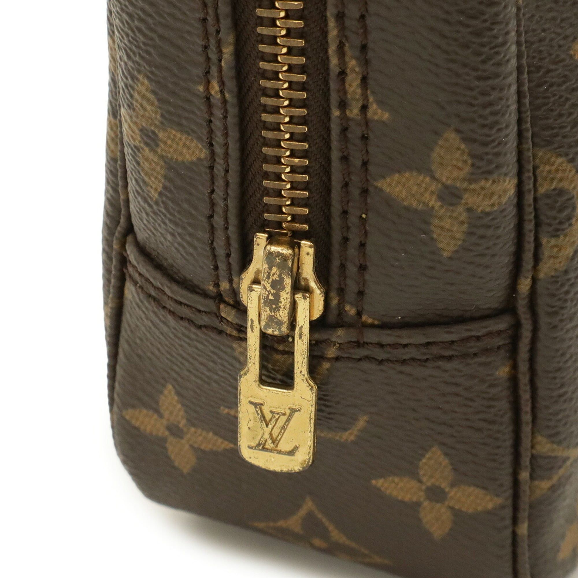 Monogram Canvas Pvc Coated Canvas Clutch Bag Pouch (Pre-Owned) - Louis Vuitton - Modalova