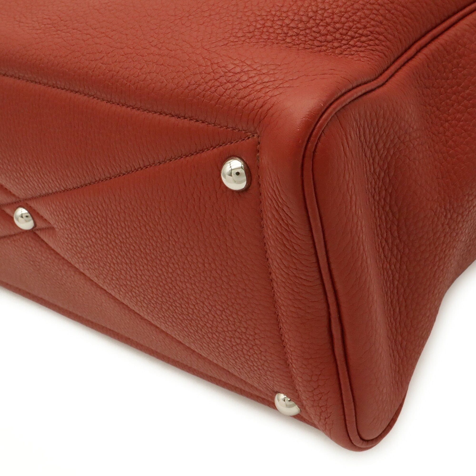 Taurillon Clemence Leather Handbag Shoulder Bag (Pre-Owned) - Hermes - Modalova