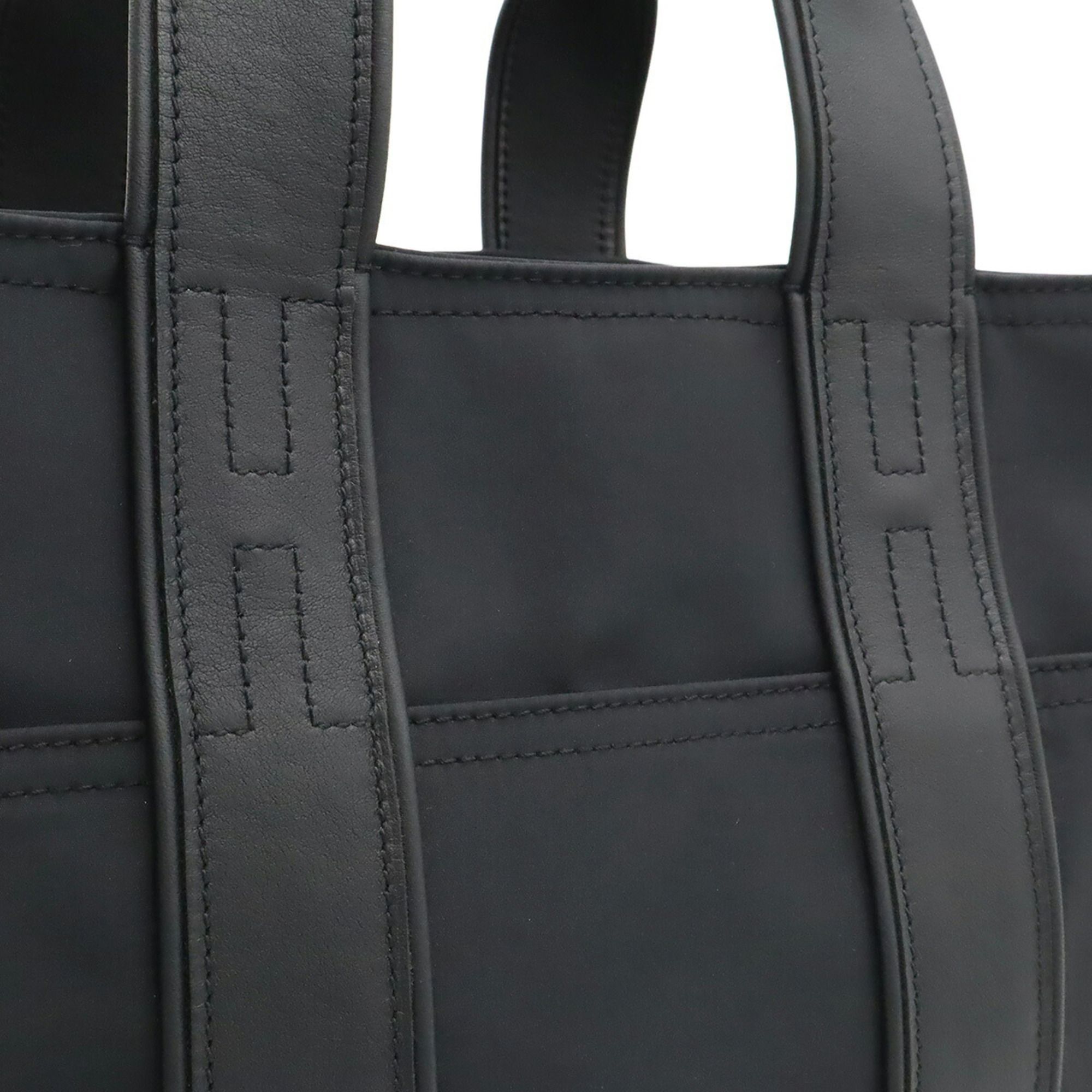 Acapulco Nylon Leather Handbag Tote Bag (Pre-Owned) - Hermes - Modalova