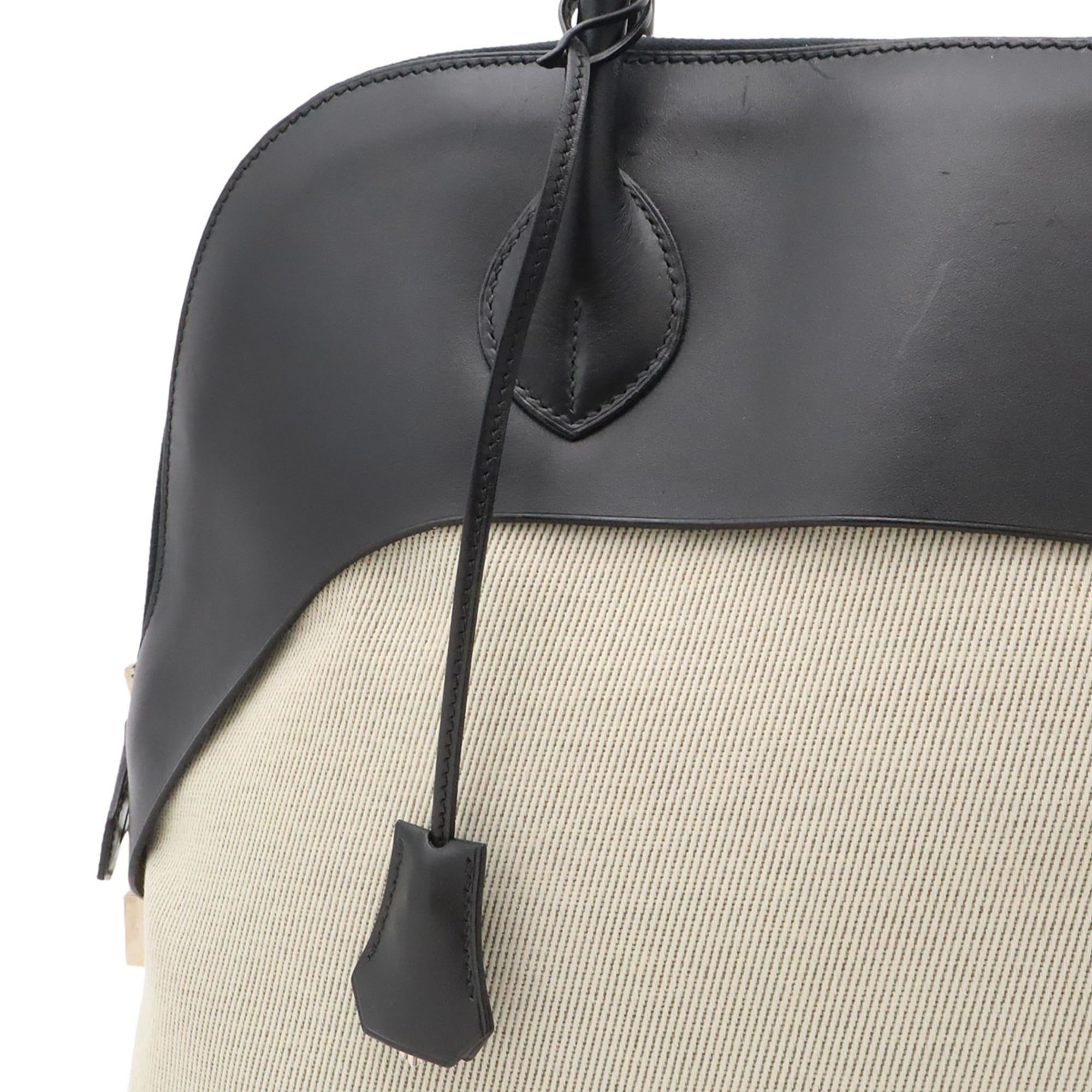Leather Boston Bag Tote Bag (Pre-Owned) - Hermes - Modalova