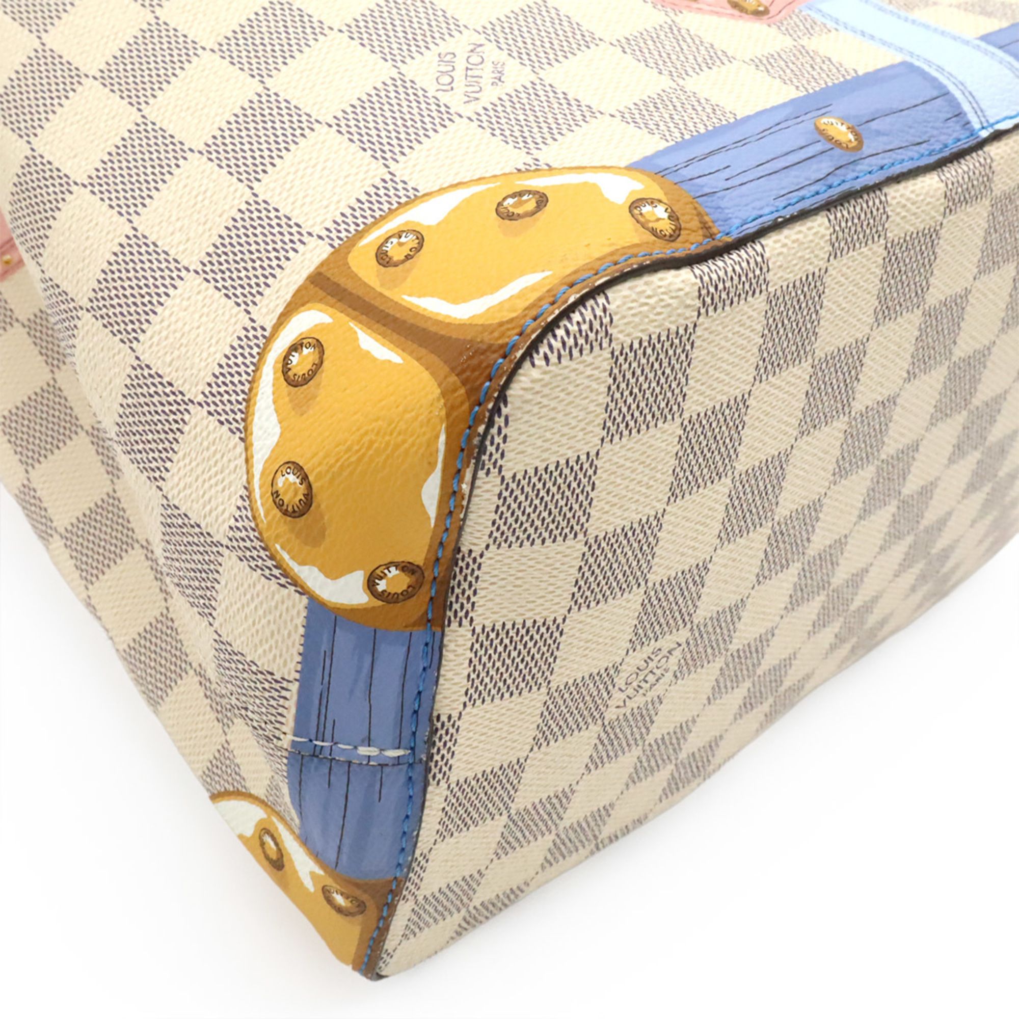 Damier Azur Canvas Shoulder Bag (Pre-Owned) - Louis Vuitton - Modalova