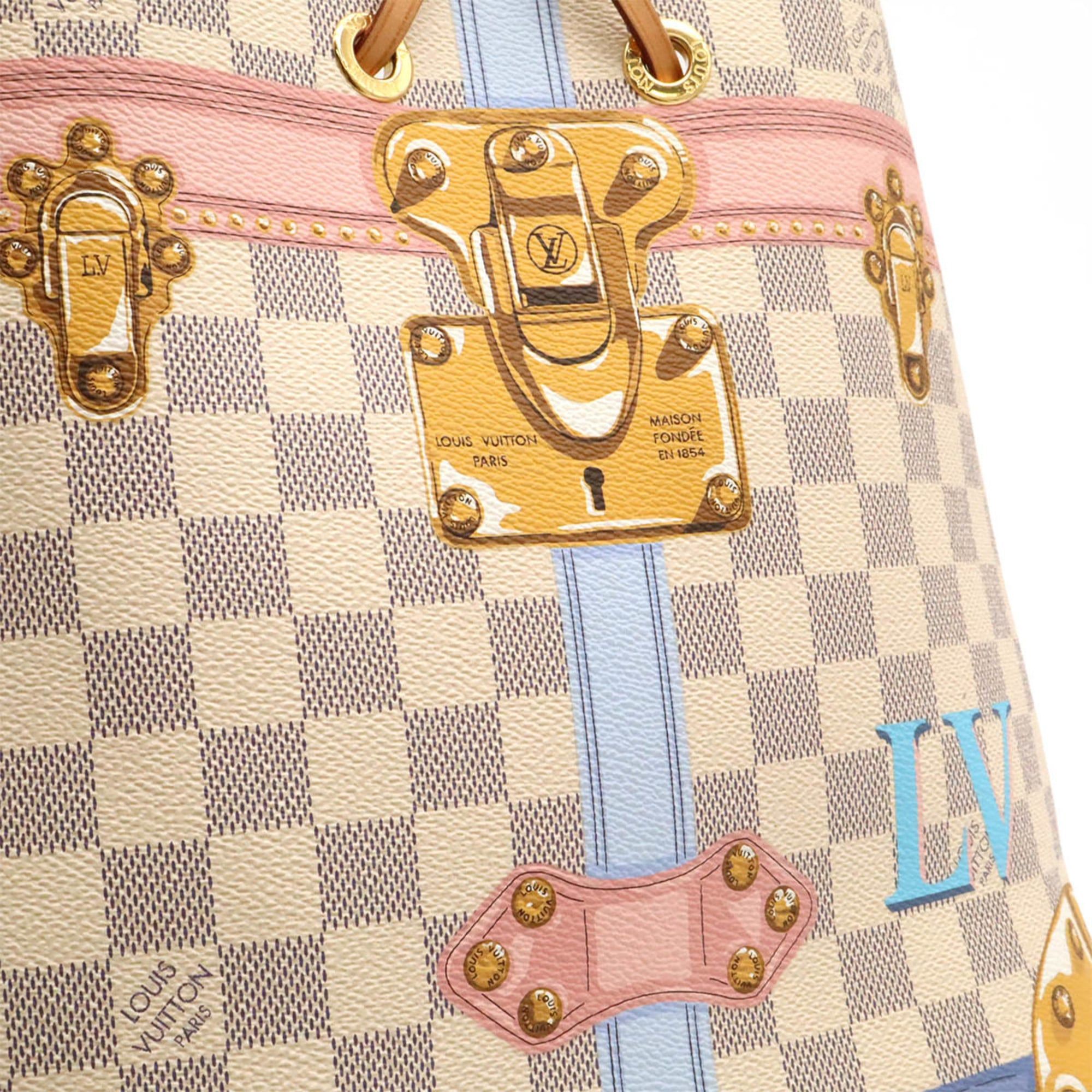 Damier Azur Canvas Shoulder Bag (Pre-Owned) - Louis Vuitton - Modalova