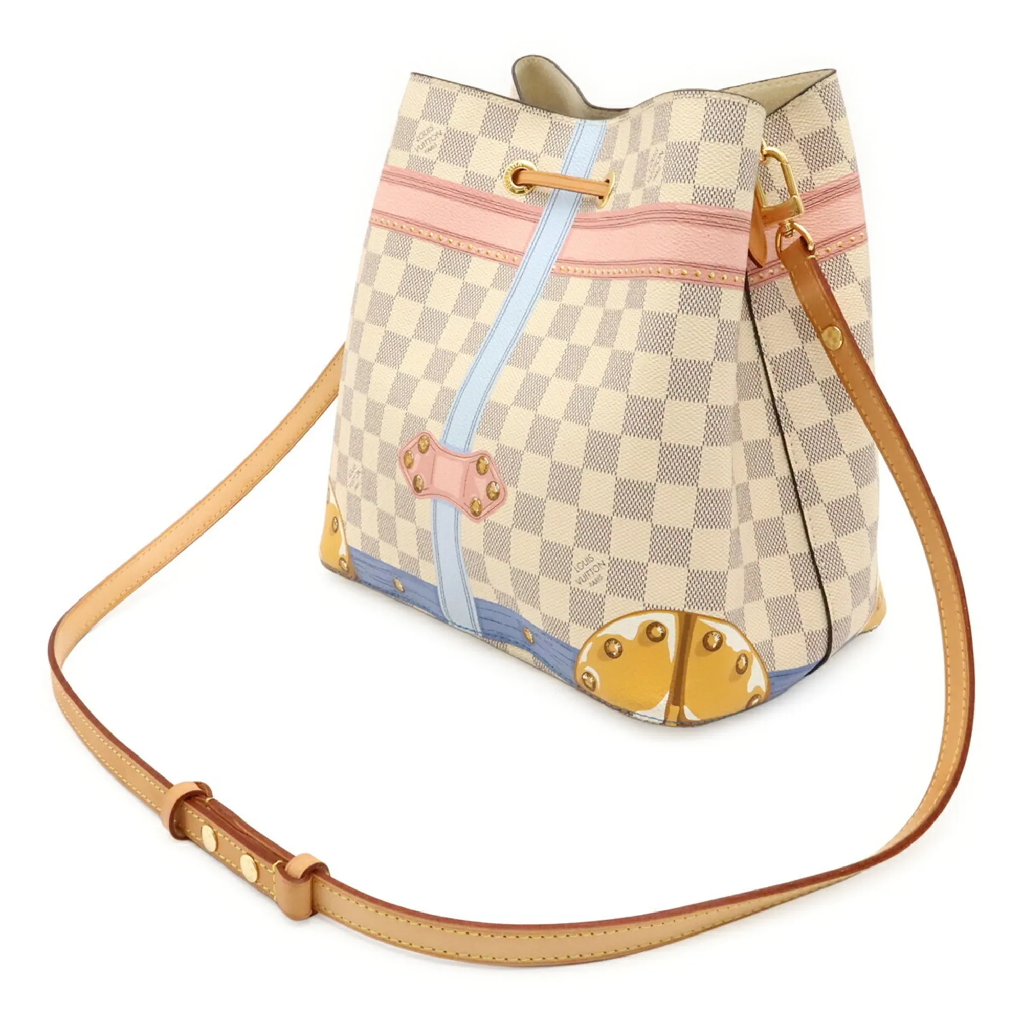 Damier Azur Canvas Shoulder Bag (Pre-Owned) - Louis Vuitton - Modalova