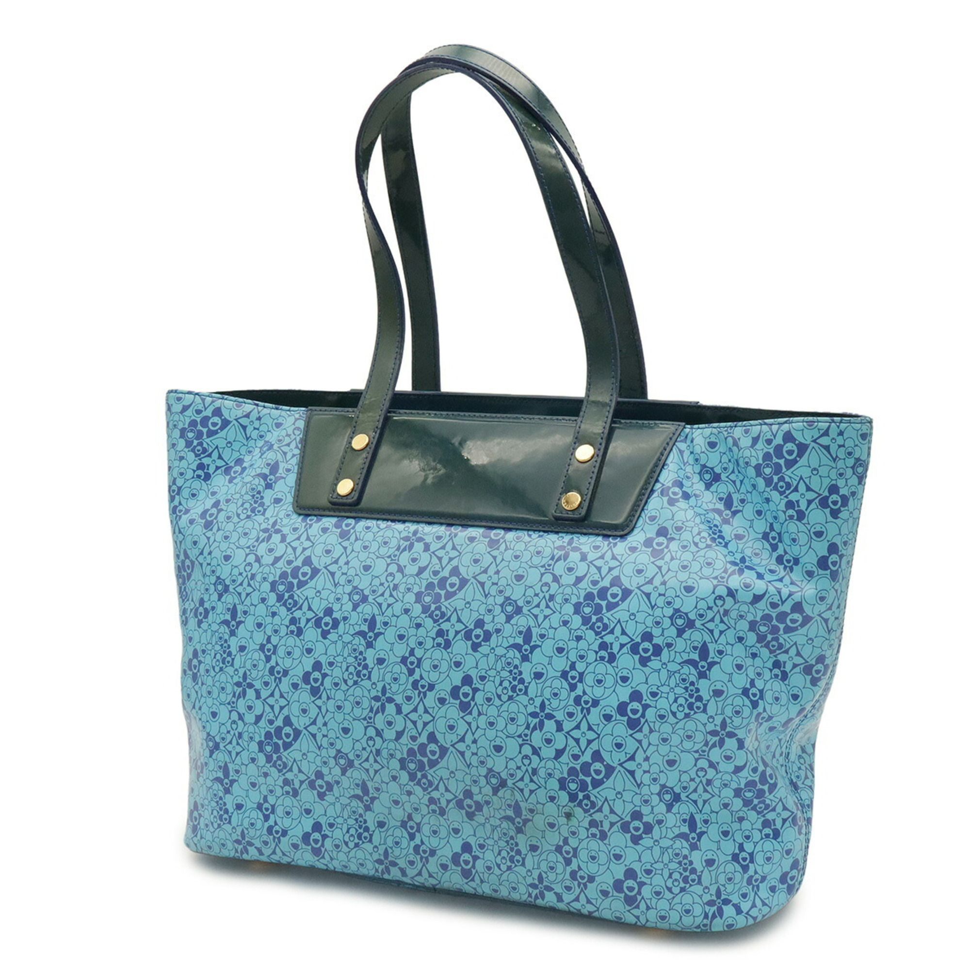 Coated Canvas Pvc Leather Shoulder Bag Tote Bag (Pre-Owned) - Louis Vuitton - Modalova