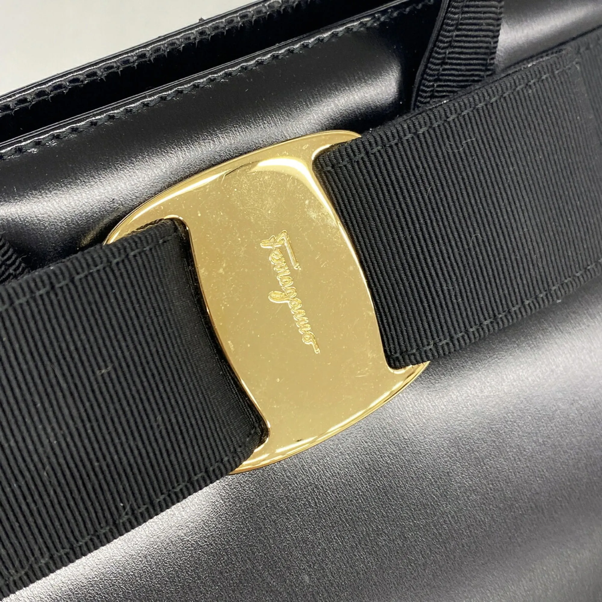 Leather Handbag (Pre-Owned) - Salvatore Ferragamo - Modalova