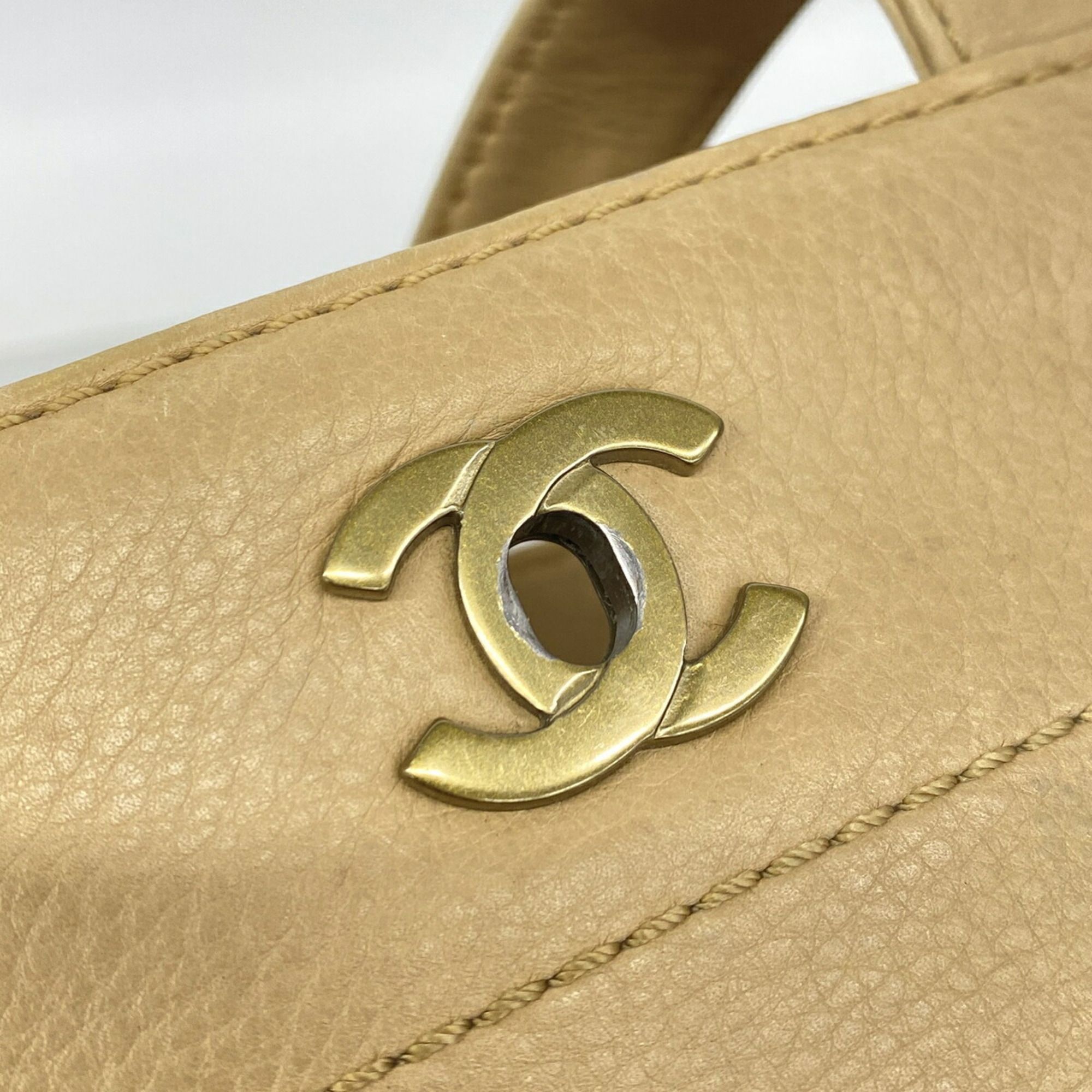 Leather Tote Bag (Pre-Owned) - Chanel - Modalova