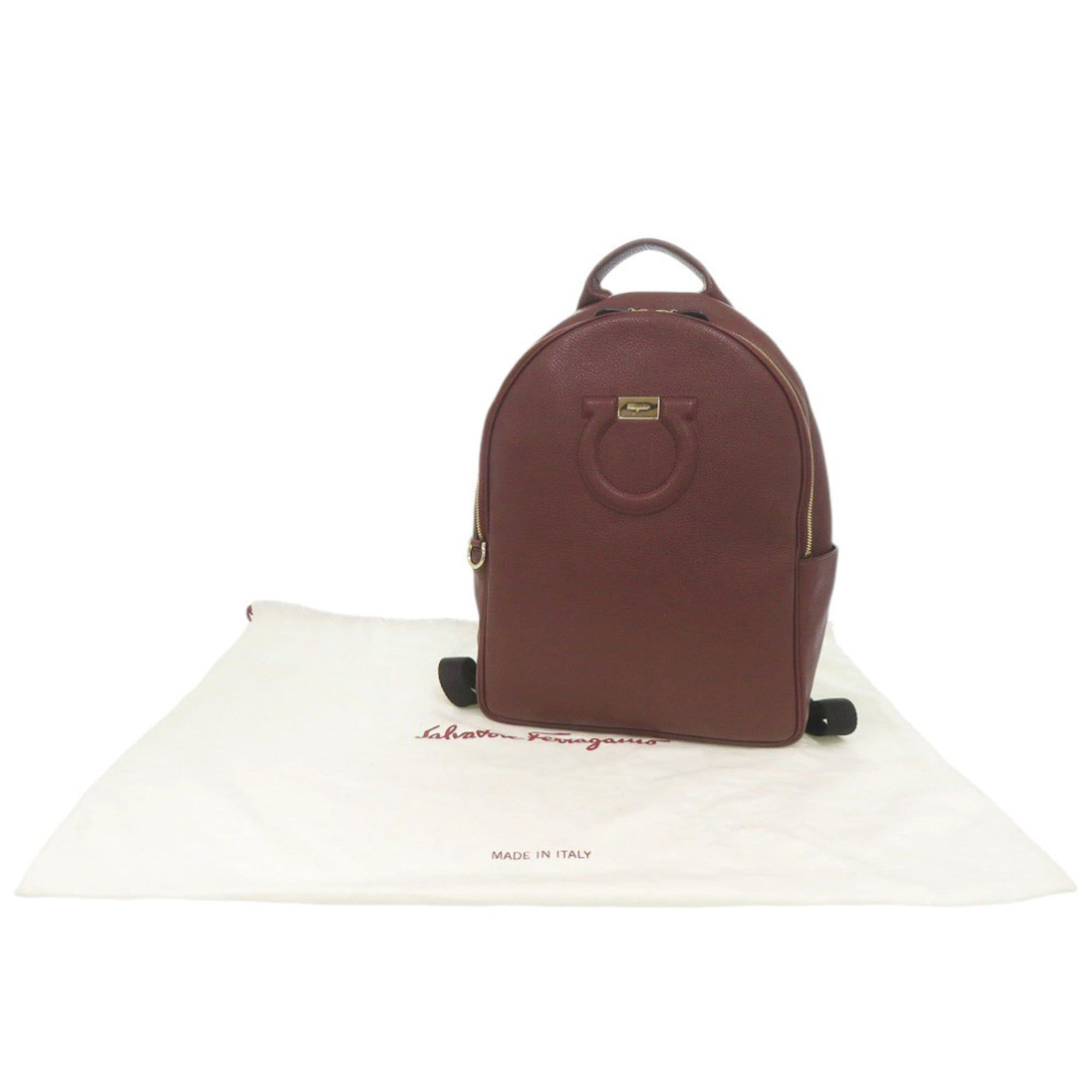 Leather Backpack (Pre-Owned) - Salvatore Ferragamo - Modalova