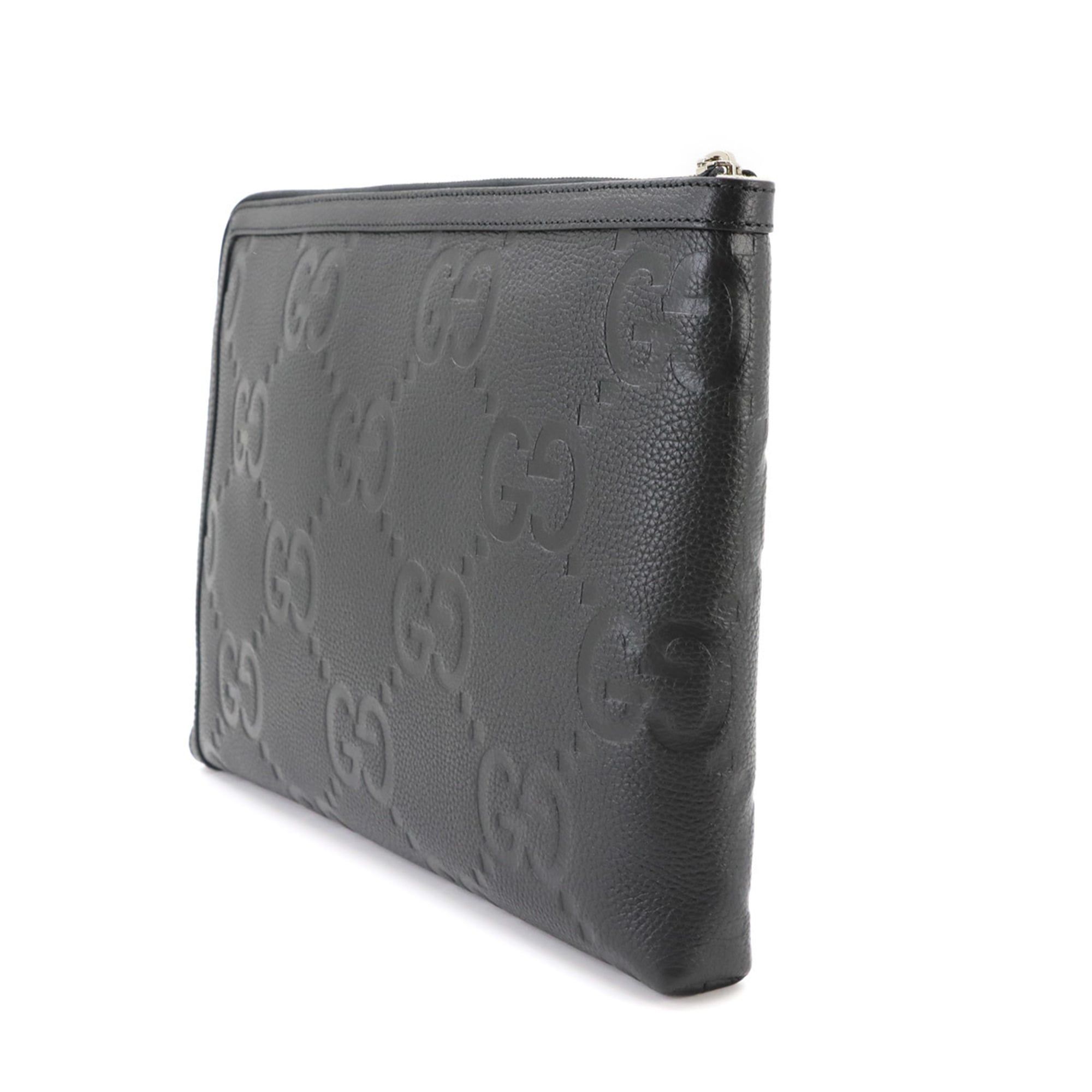 Leather Clutch Bag Document Case (Pre-Owned) - Gucci - Modalova