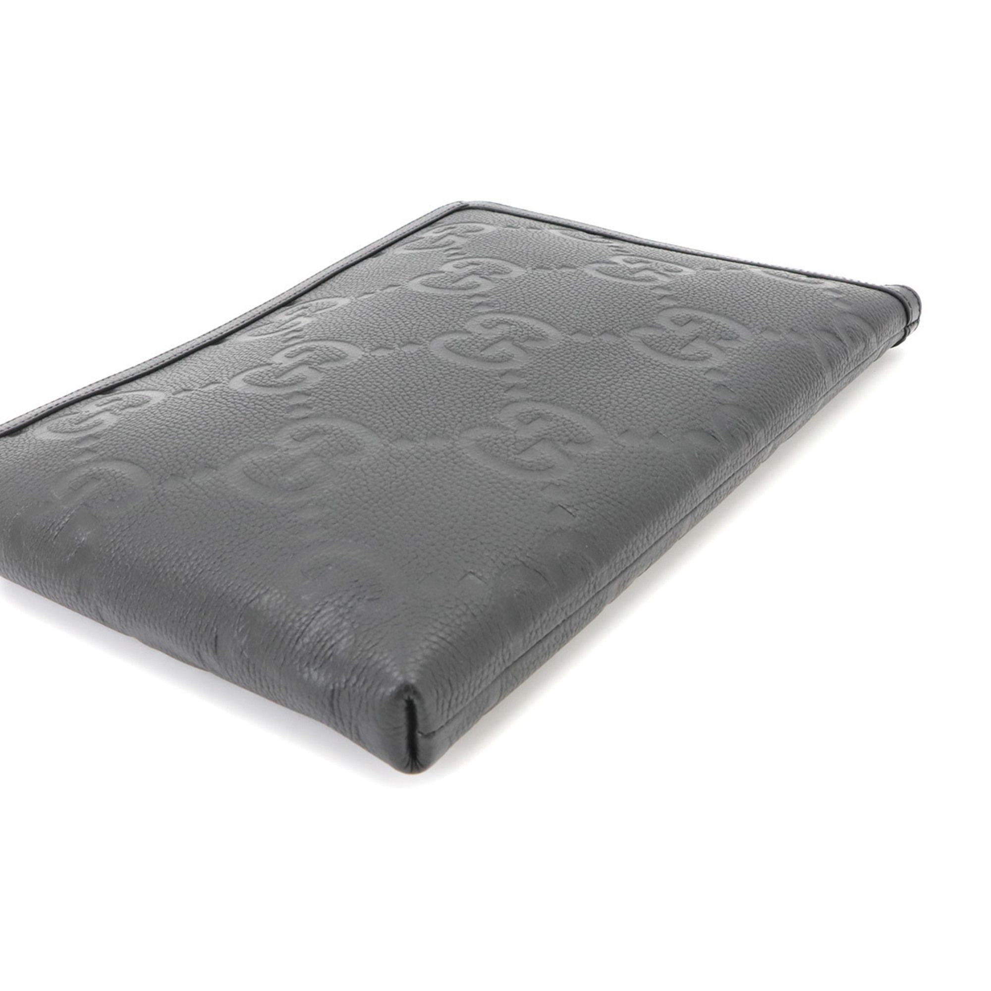 Leather Clutch Bag Document Case (Pre-Owned) - Gucci - Modalova