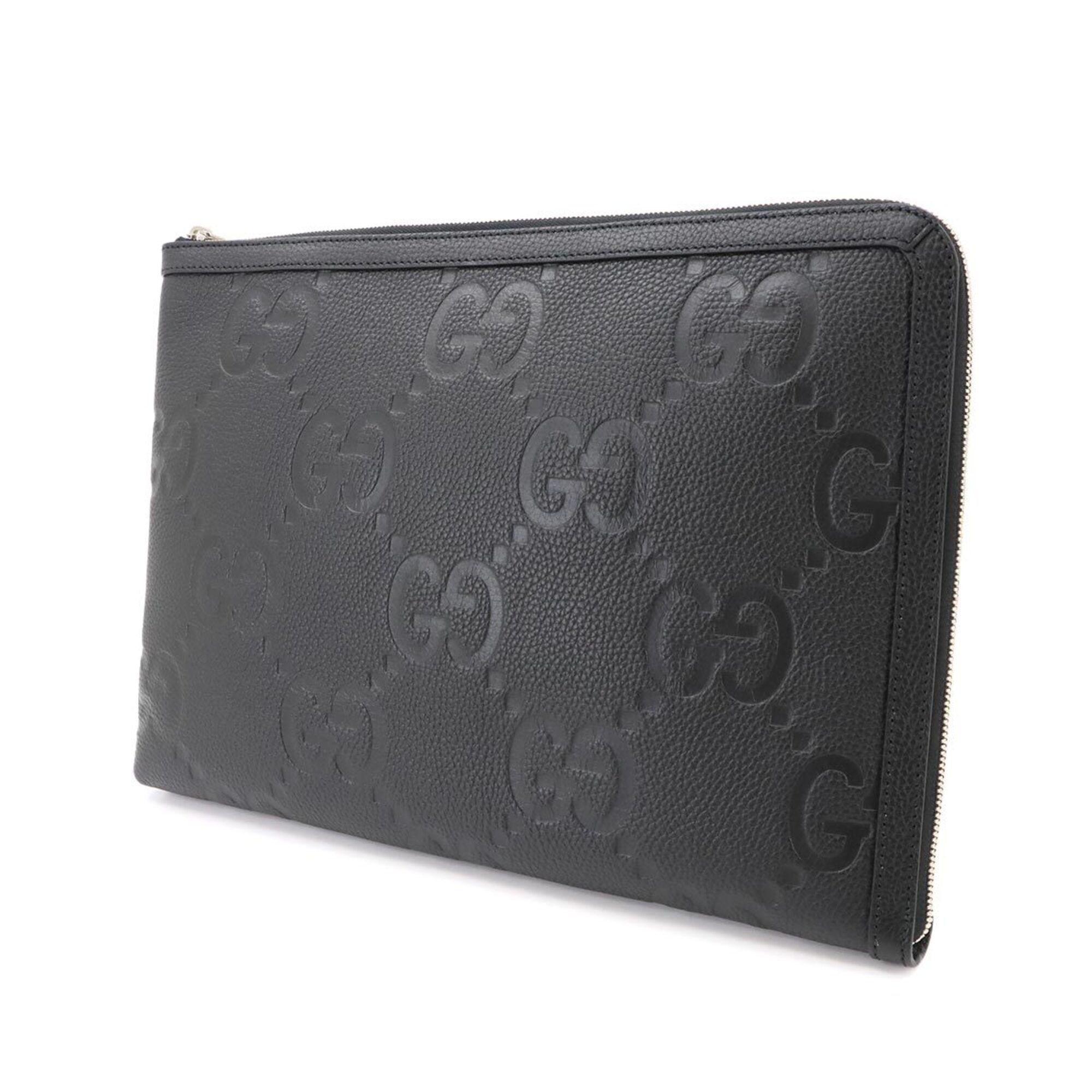 Leather Clutch Bag Document Case (Pre-Owned) - Gucci - Modalova