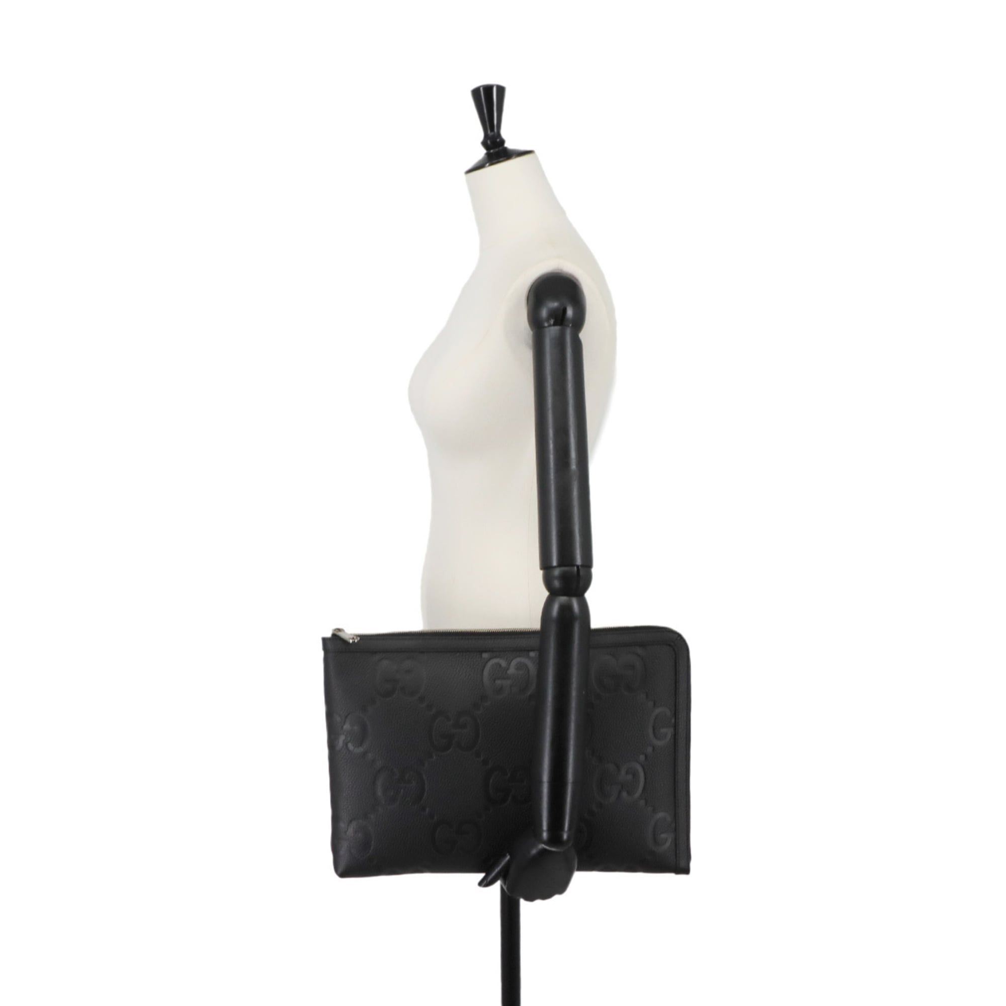 Leather Clutch Bag Document Case (Pre-Owned) - Gucci - Modalova