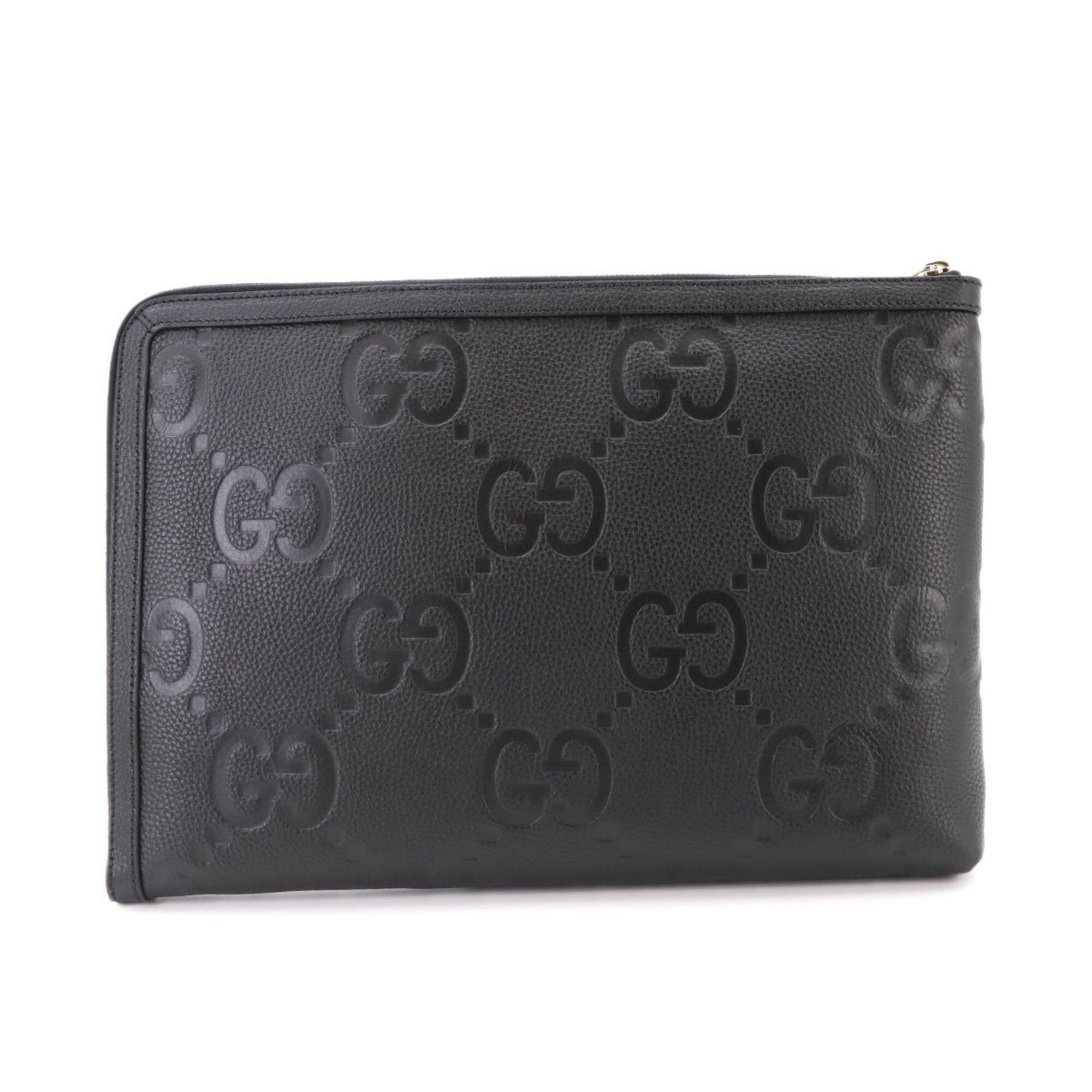 Leather Clutch Bag Document Case (Pre-Owned) - Gucci - Modalova
