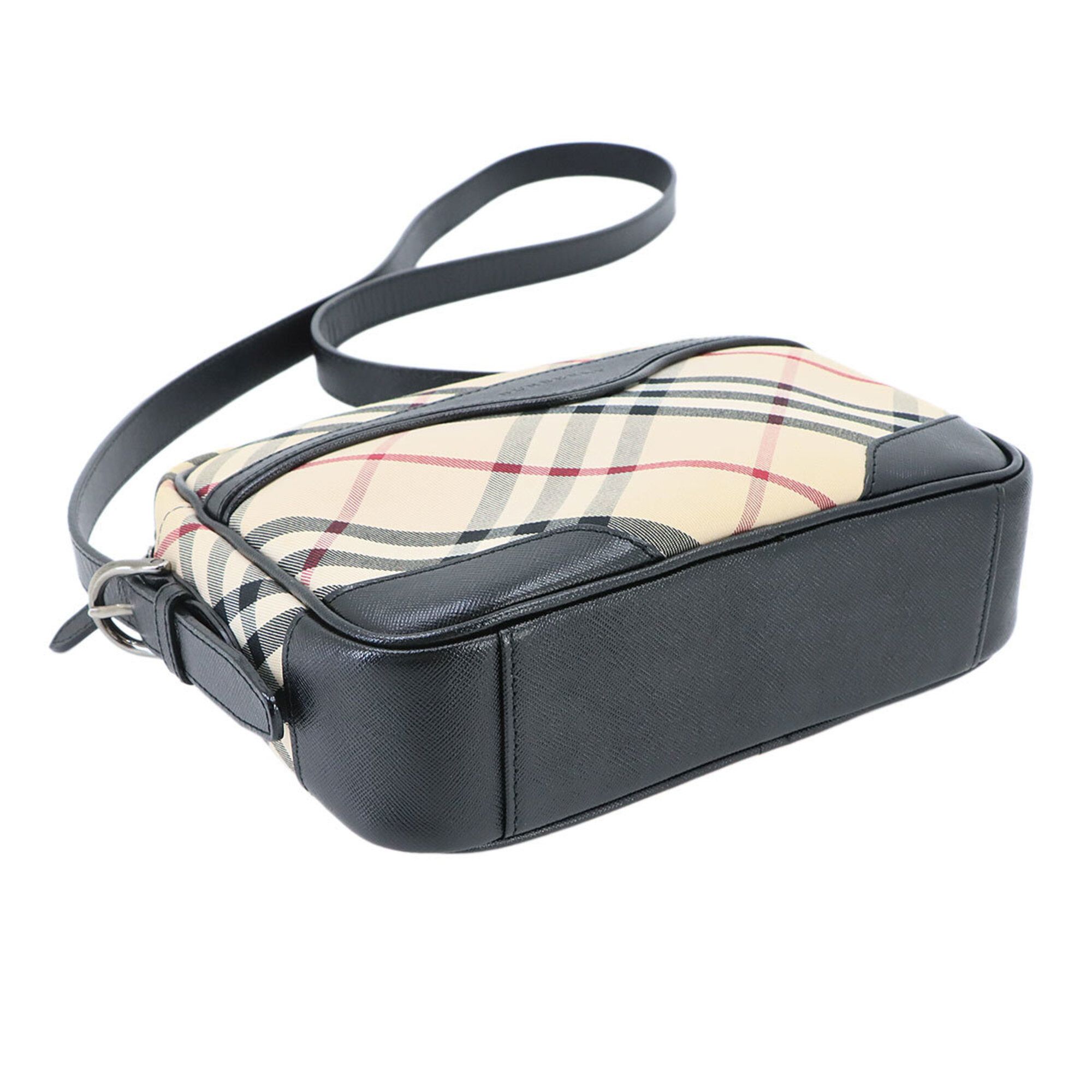 Canvas Leather Shoulder Bag (Pre-Owned) - Burberry - Modalova