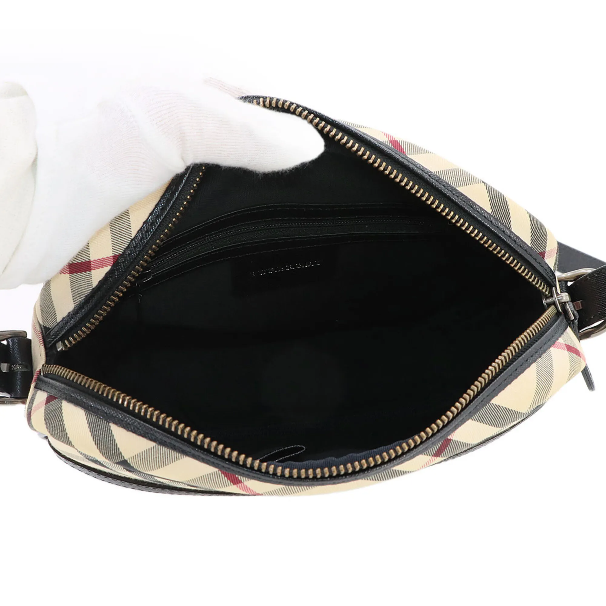 Canvas Leather Shoulder Bag (Pre-Owned) - Burberry - Modalova